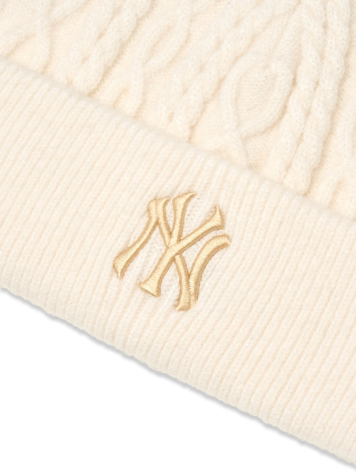MLB Wool Blend Cable Knit Beanie