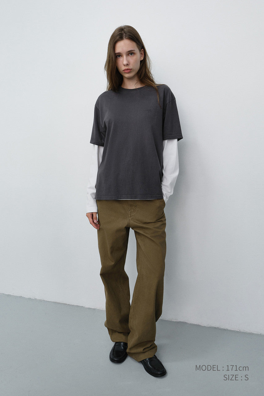 Dunst Straight Chino Slacks Beige