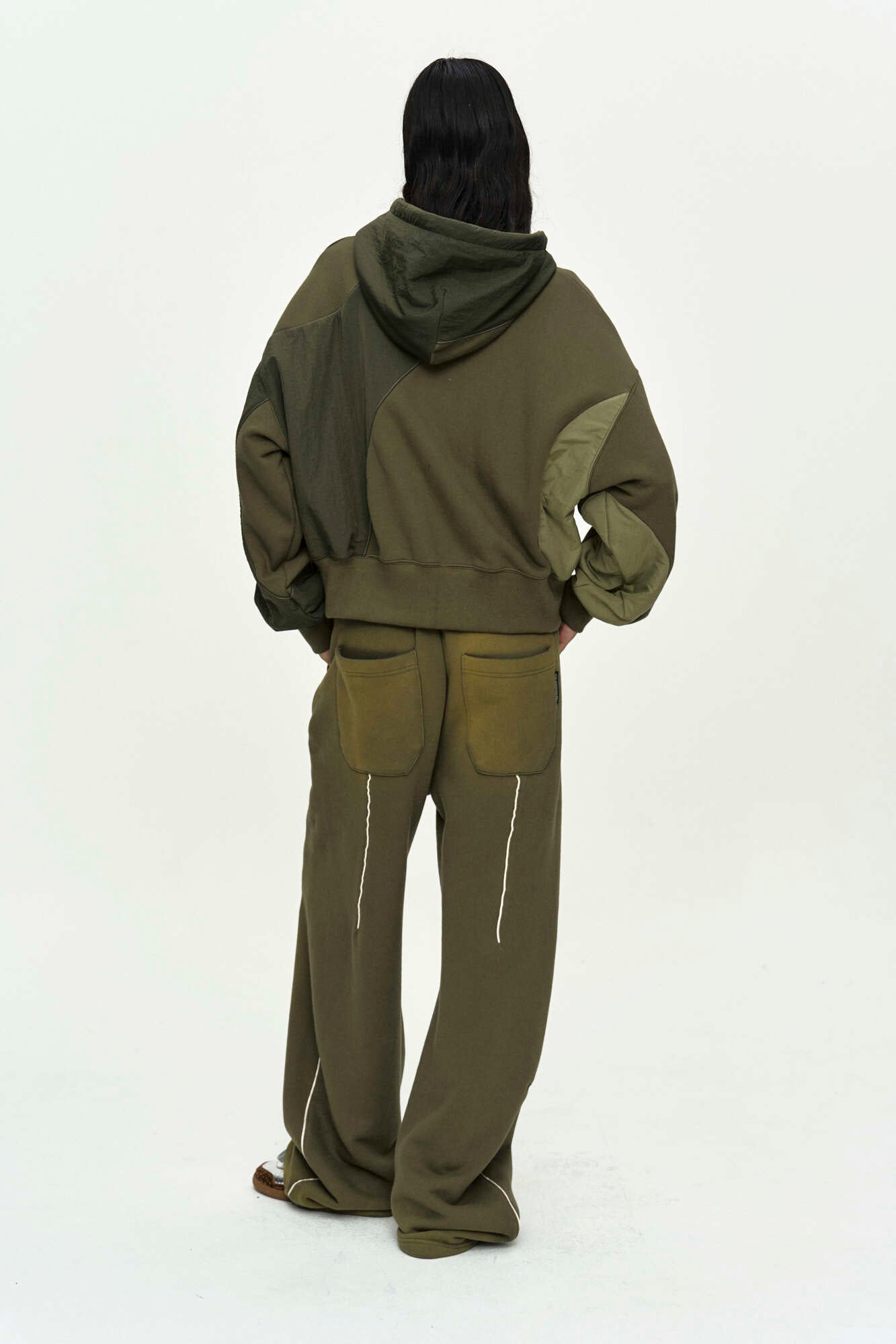 Andersson Bell Patchwork MA-1 Hoodie Zip UP