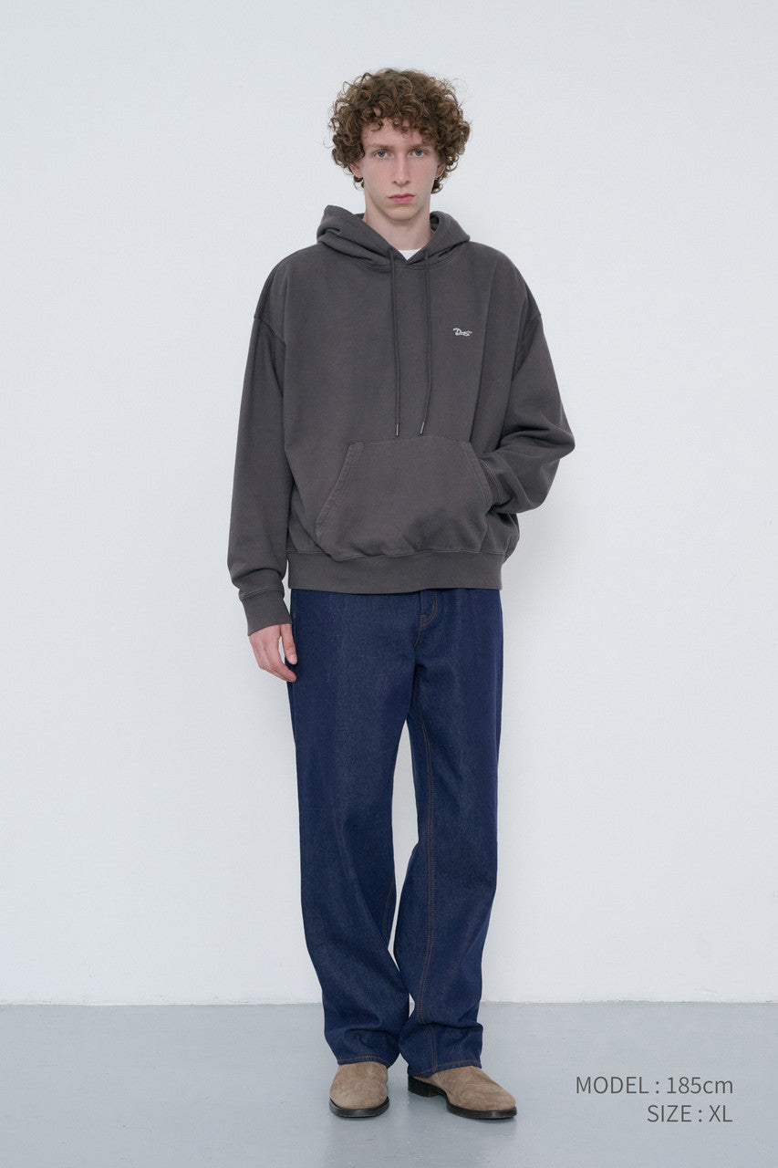 Dunst Unisex Garment Dyed Hoodie Black