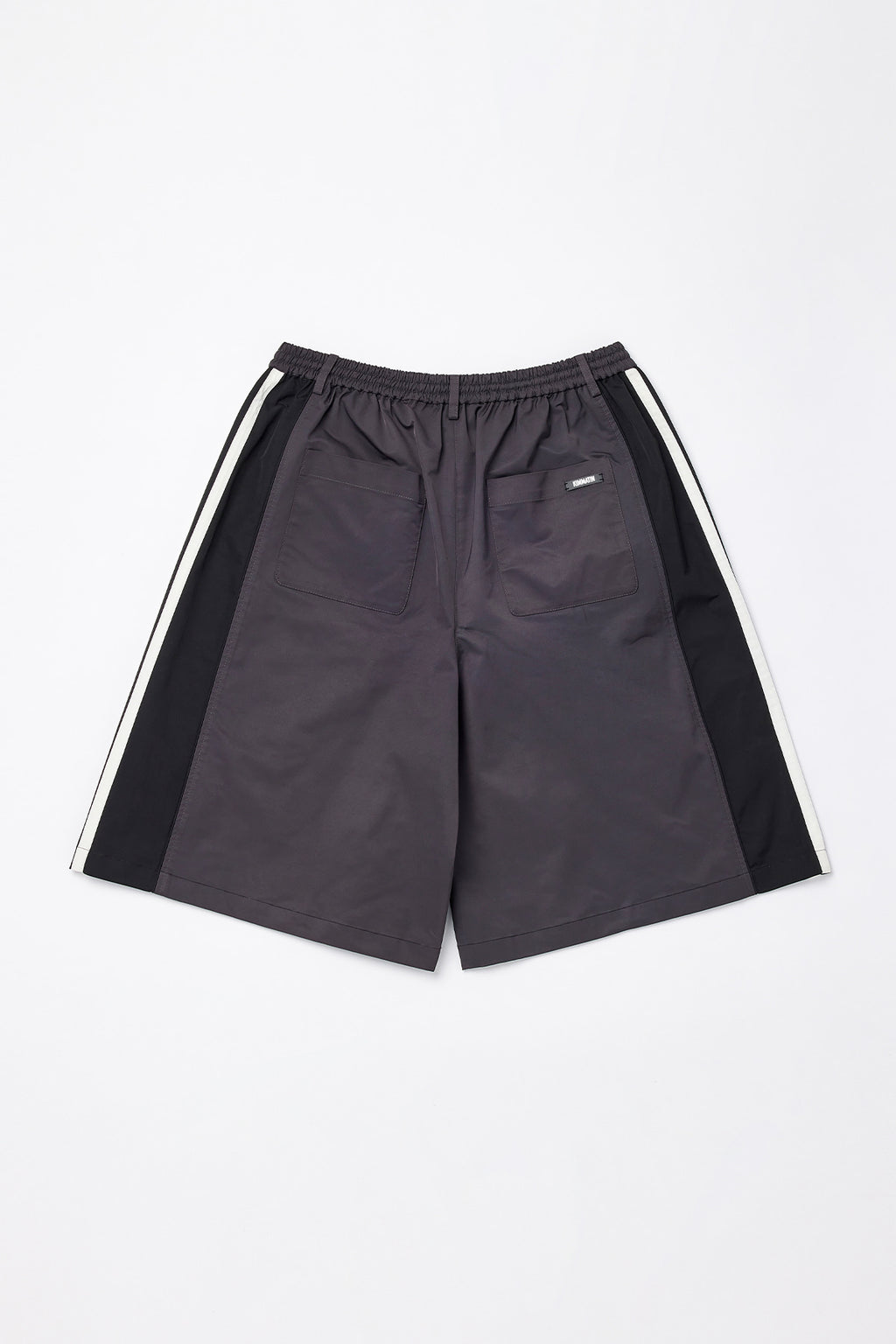 Matinkim Matin Kim Banding Sporty Bermuda Pants IN Charcoal