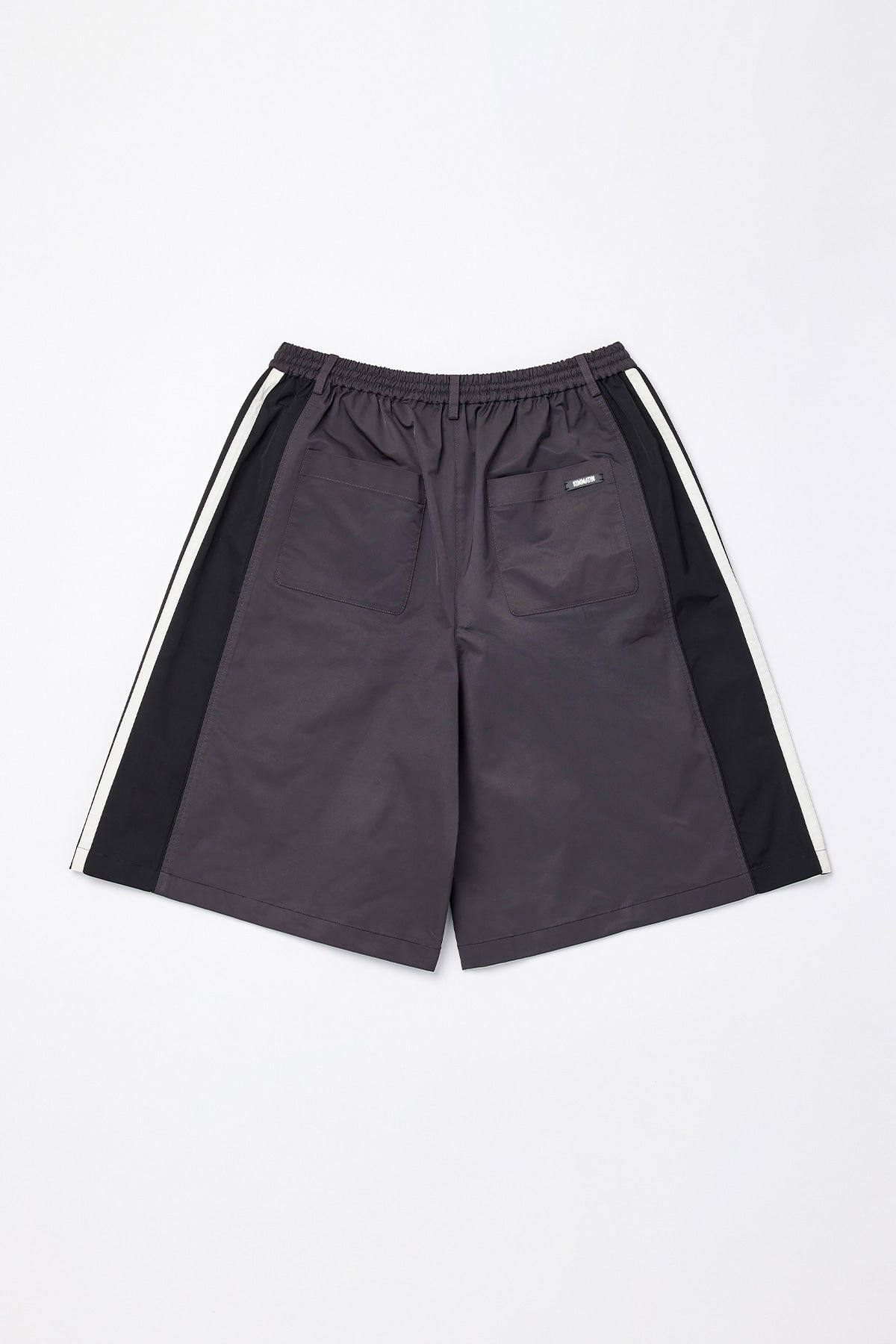 Matinkim Matin Kim Banding Sporty Bermuda Pants IN Charcoal