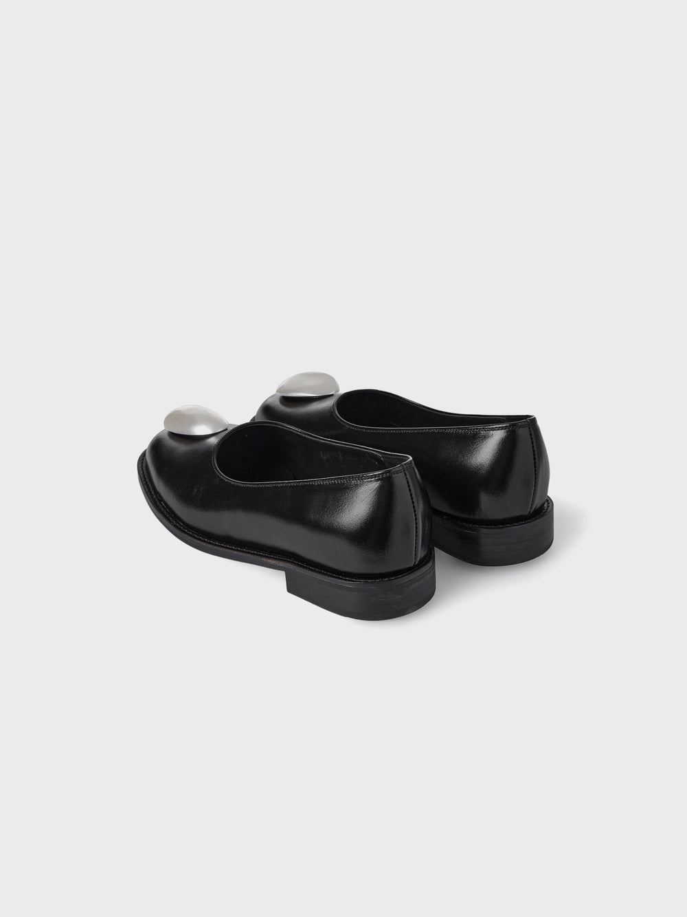 EENK Mother of Pearl Loafers - Black