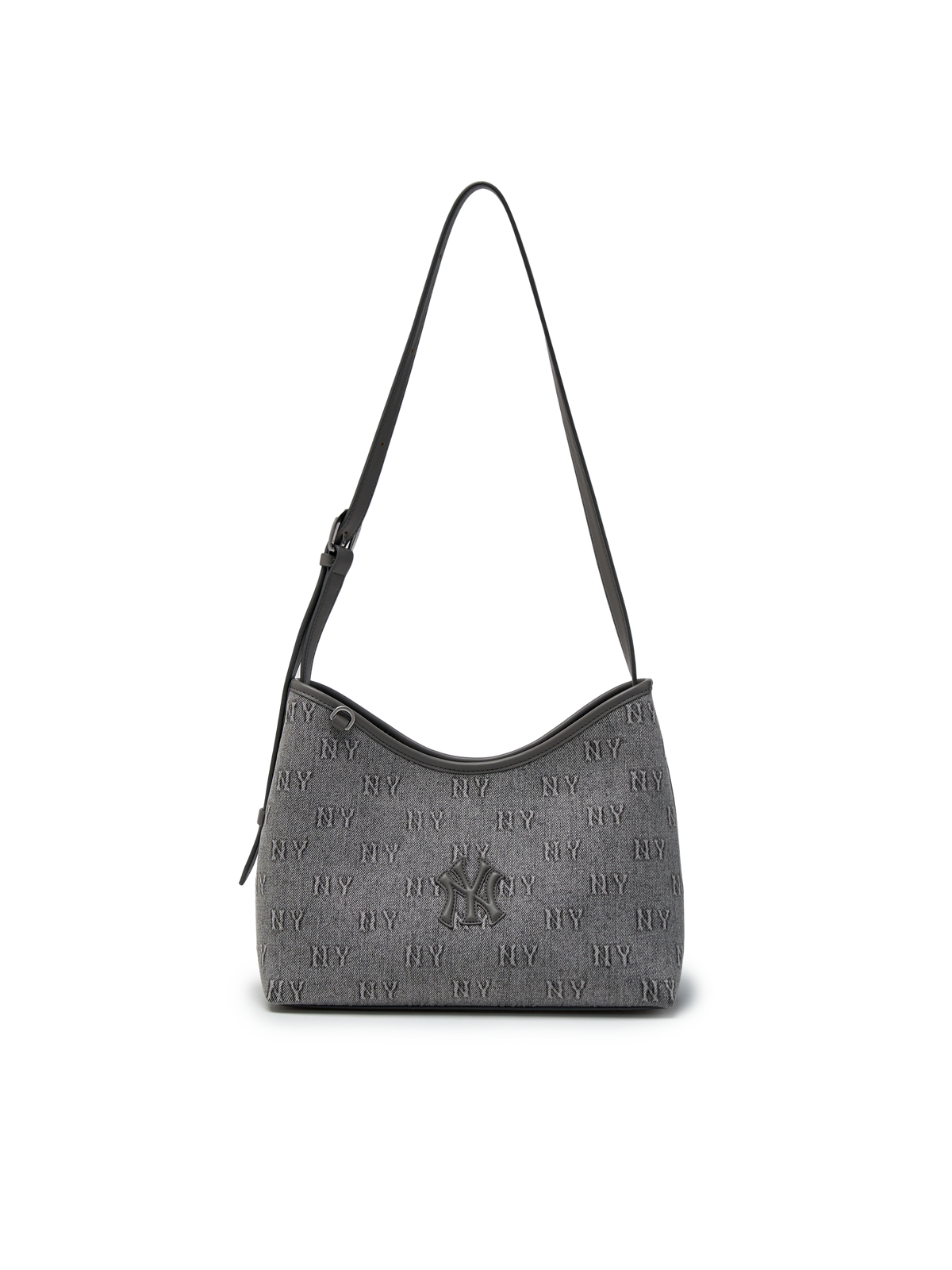Mlb Classic Monogram Denim Embo Bucket Bag