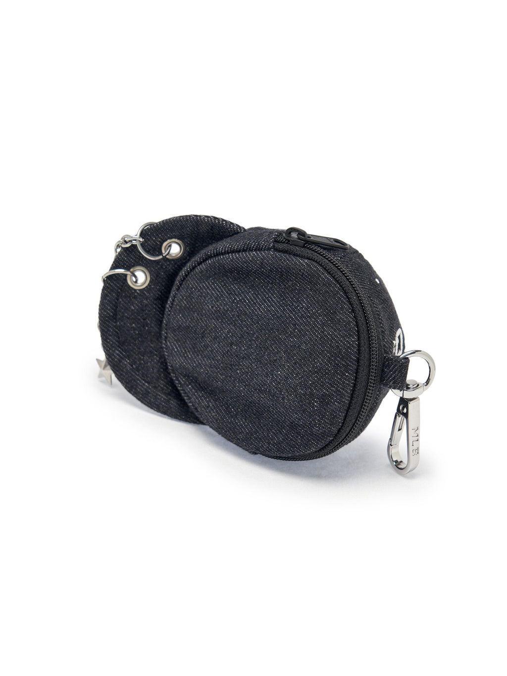 MLB Korea Basic Denim Point Ballcap Pouch Keyring