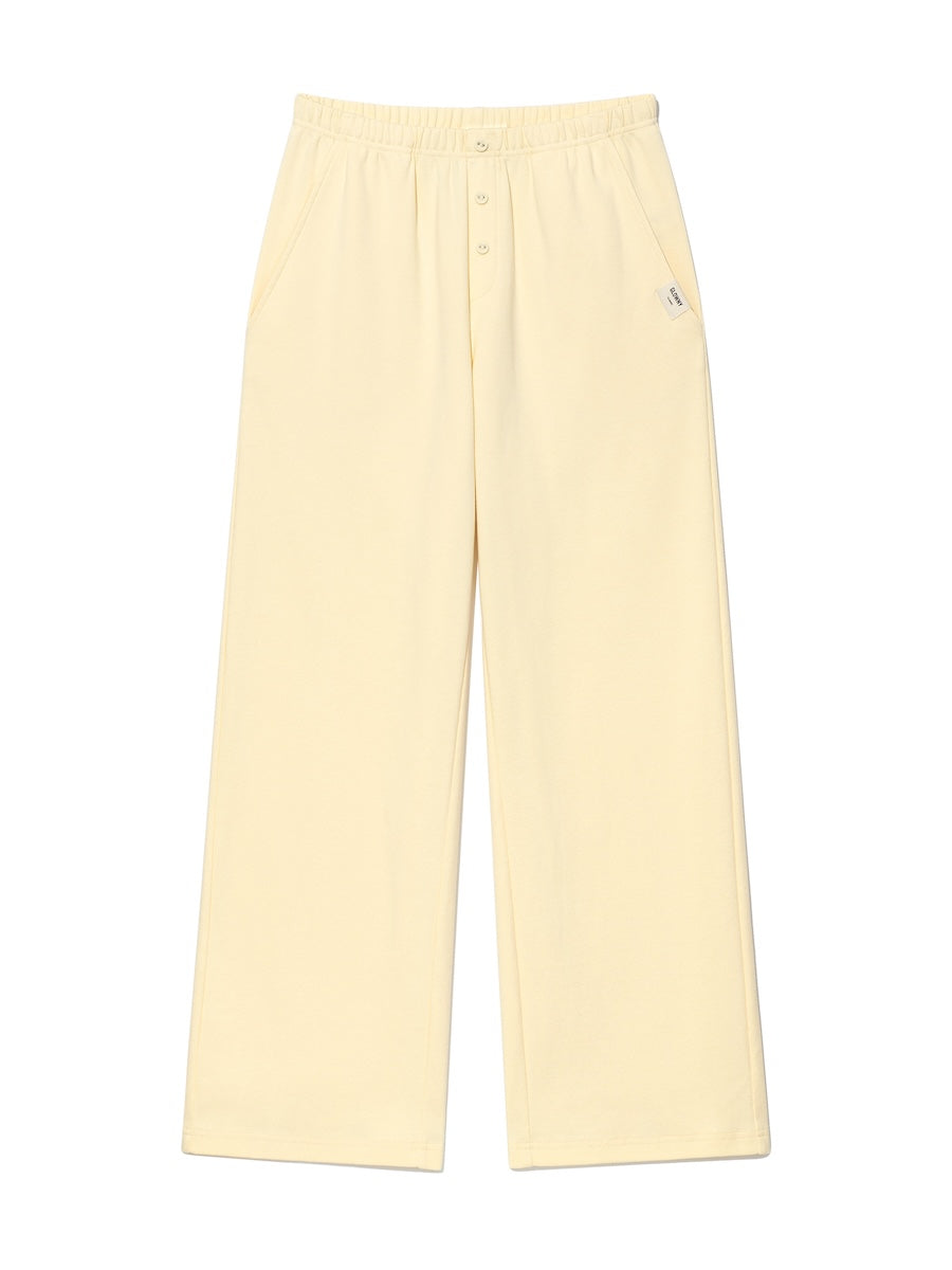 GLOWNY G Button Fly Pants (Butter)