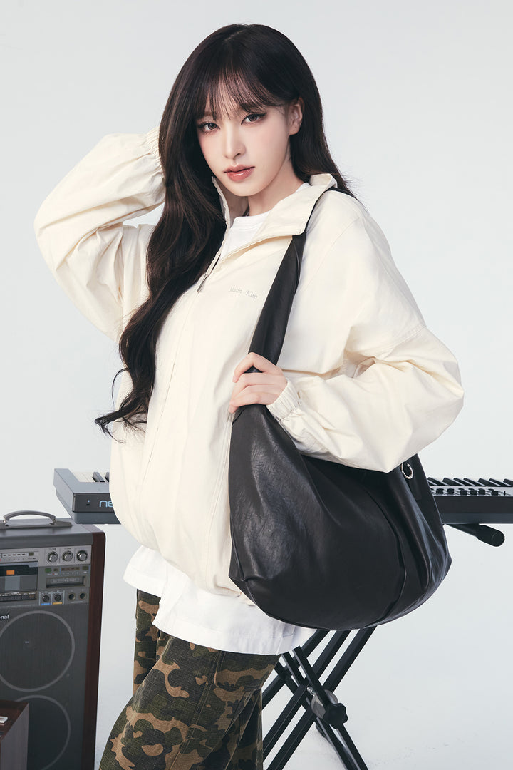 Matinkim Twist Handle Large Hobo Bag IN Dark Brown