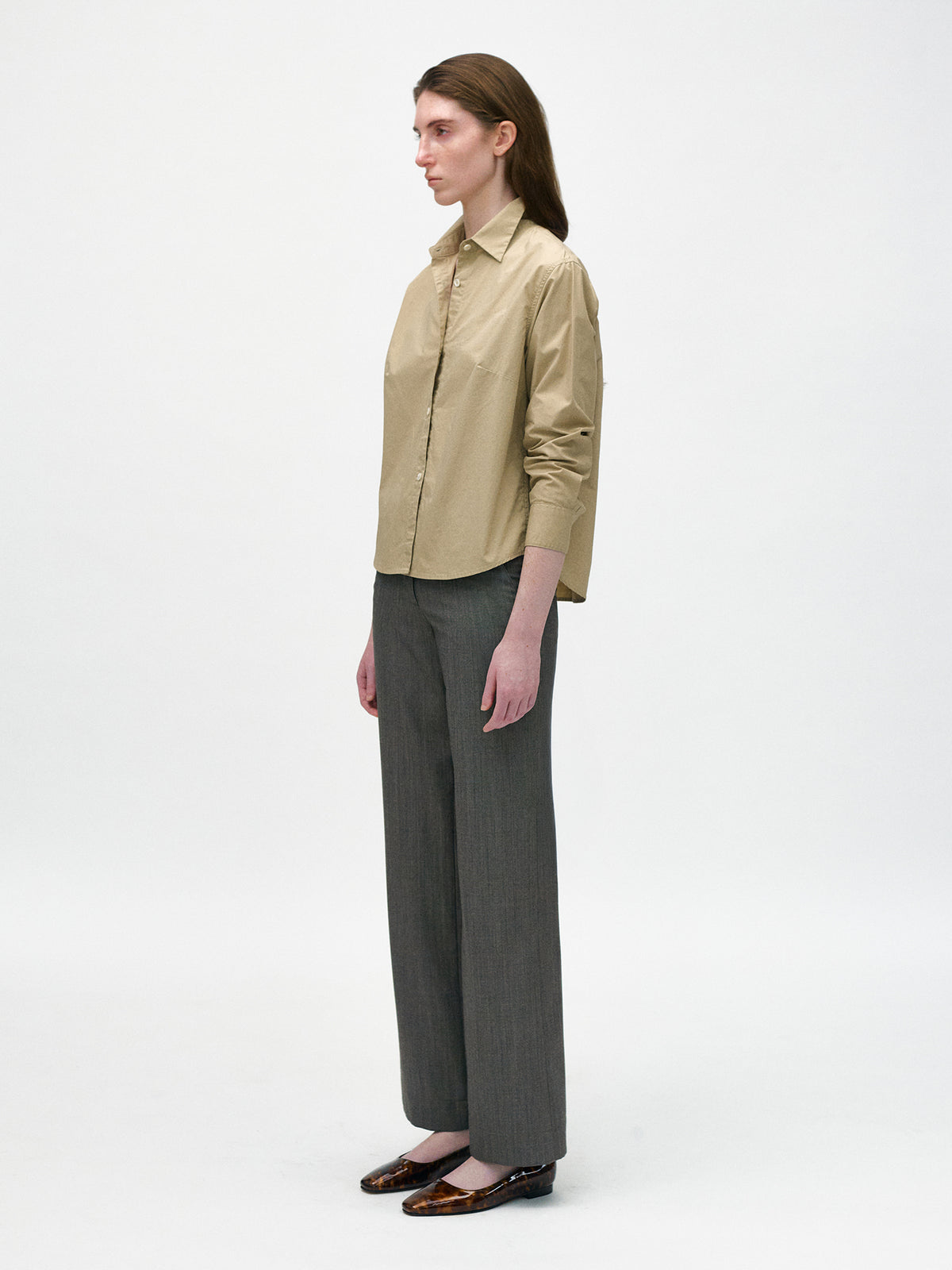 Nothing Written Arietta button shirt (Camel beige)
