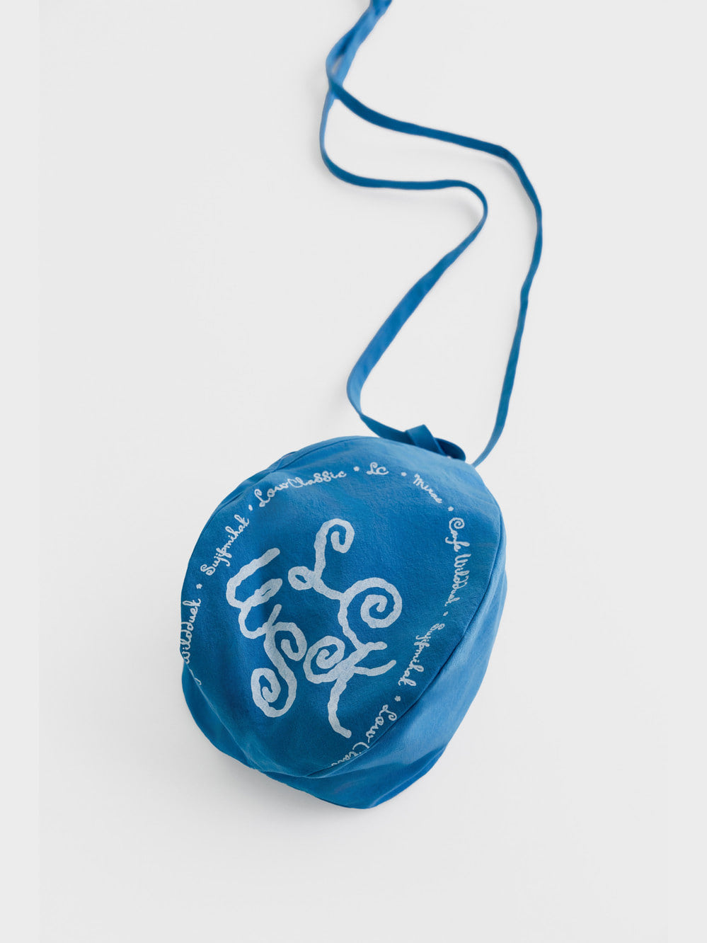 [Low Classic] Mirae Graphic Mini Cotton Bag_Blue