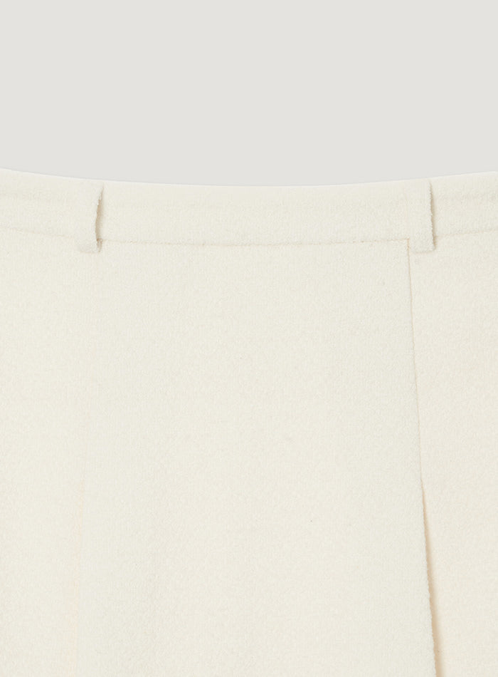 Mango Maniplease Yuki Mini Skirt Ivory