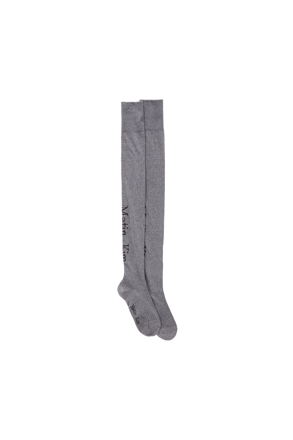 [matinkim] MATIN OVER KNEE SOCKS IN GREY