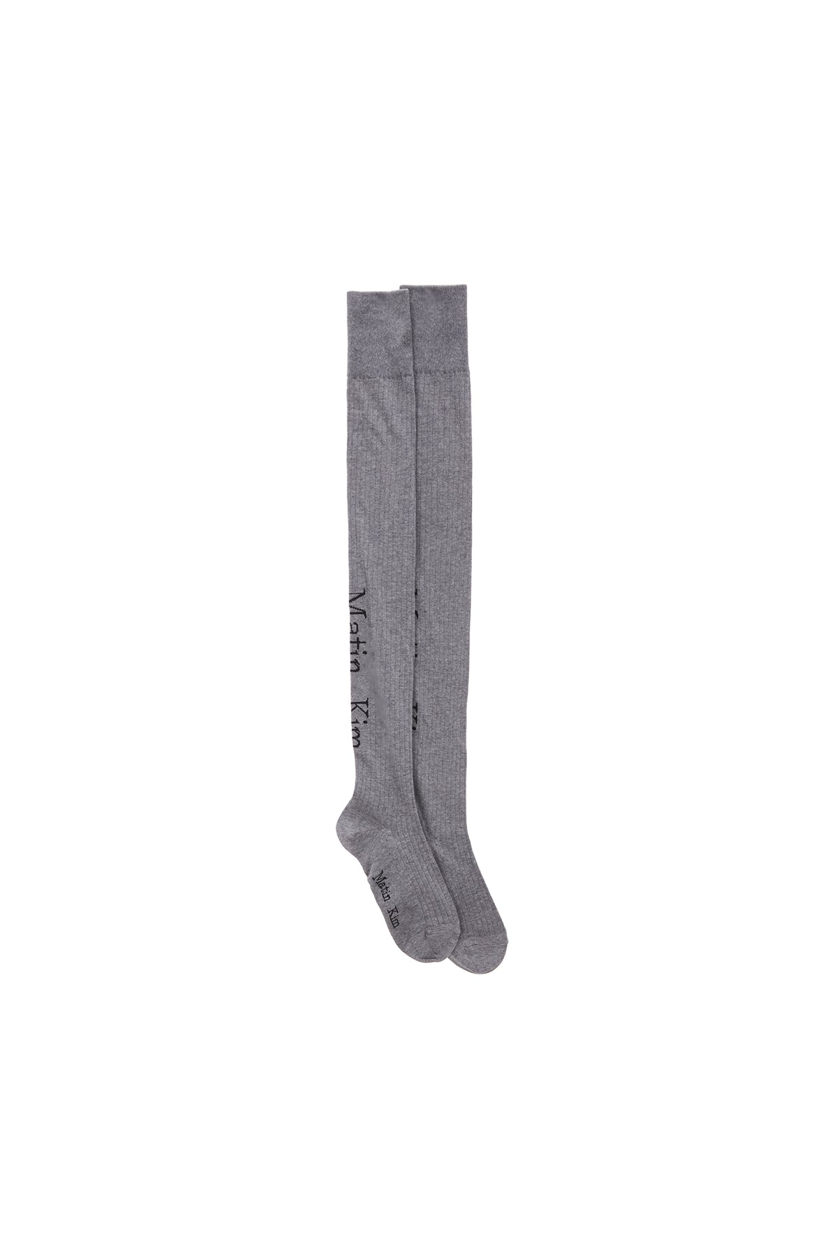 [matinkim] MATIN OVER KNEE SOCKS IN GREY