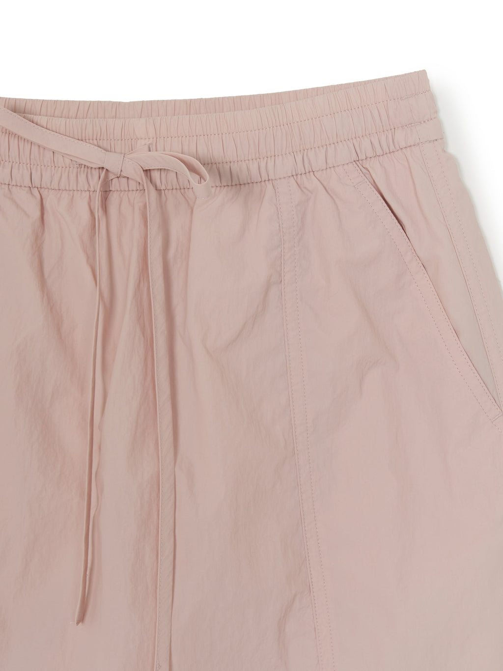 MLB Korea Women's Gorpcore Glossy Shirring Mini Skirt