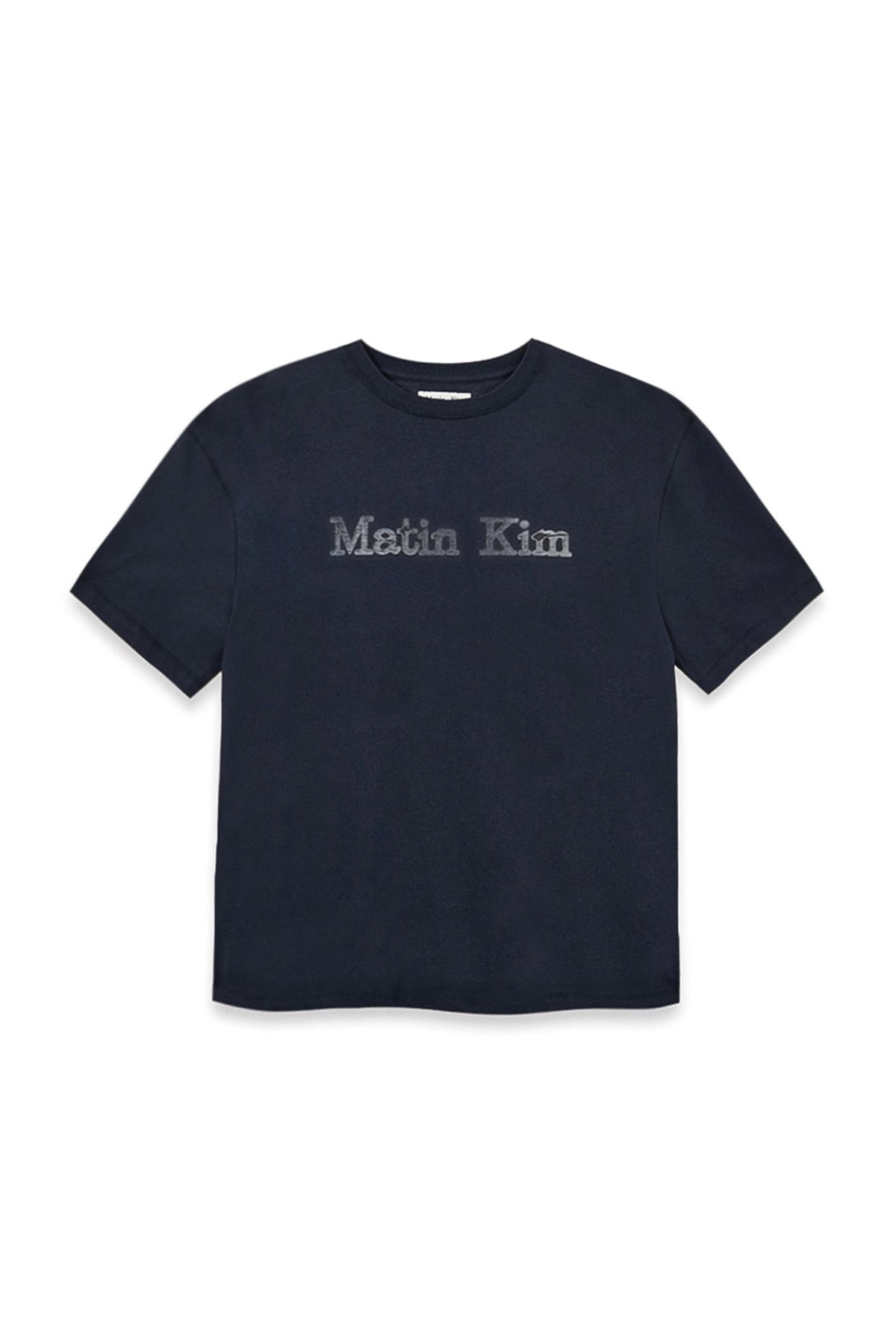 Matinkim Vintage Logo Graphic Top IN Navy