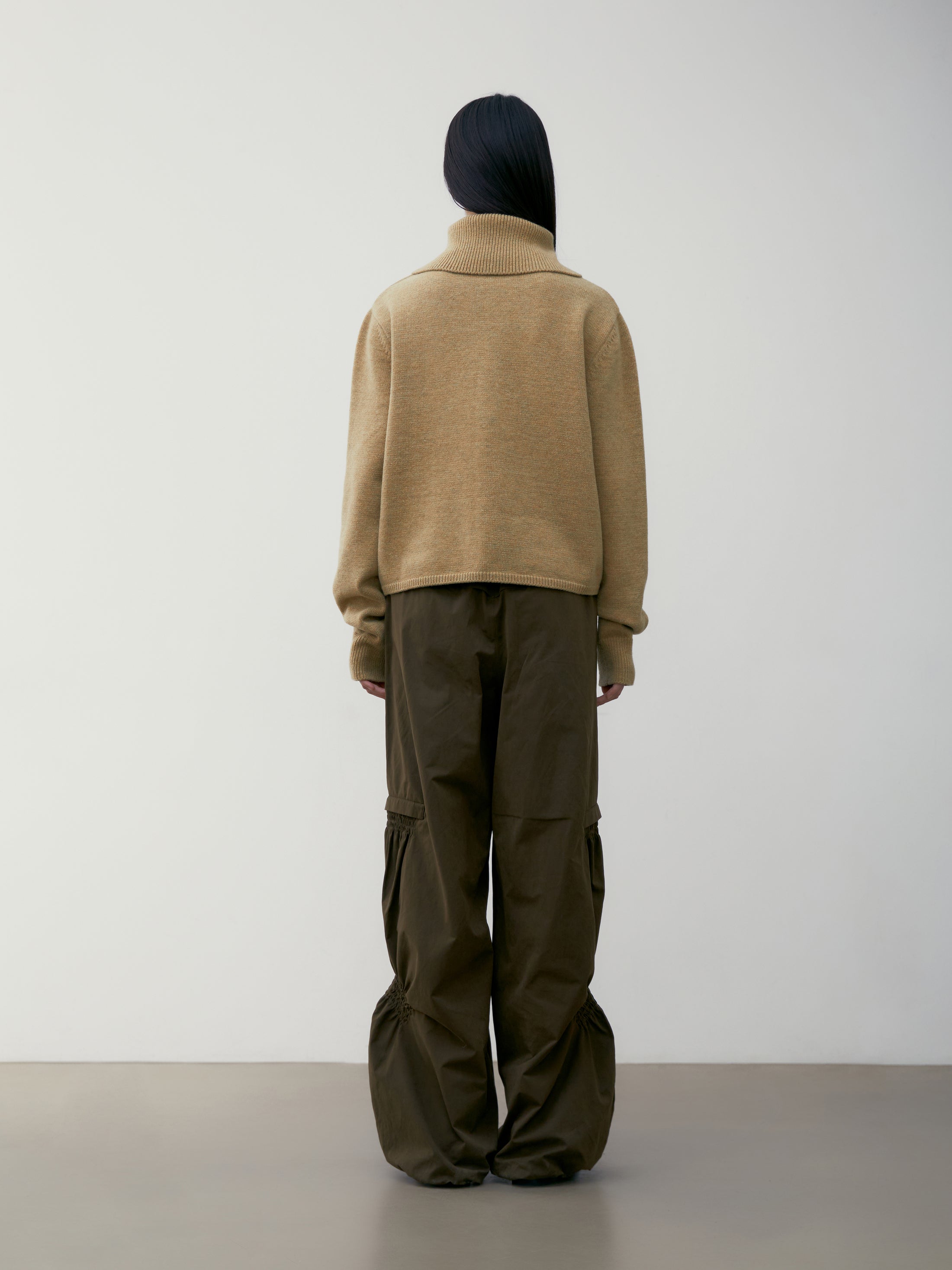 [low_classic] FULL ZIP-UP KNIT TOP
MUSTARD