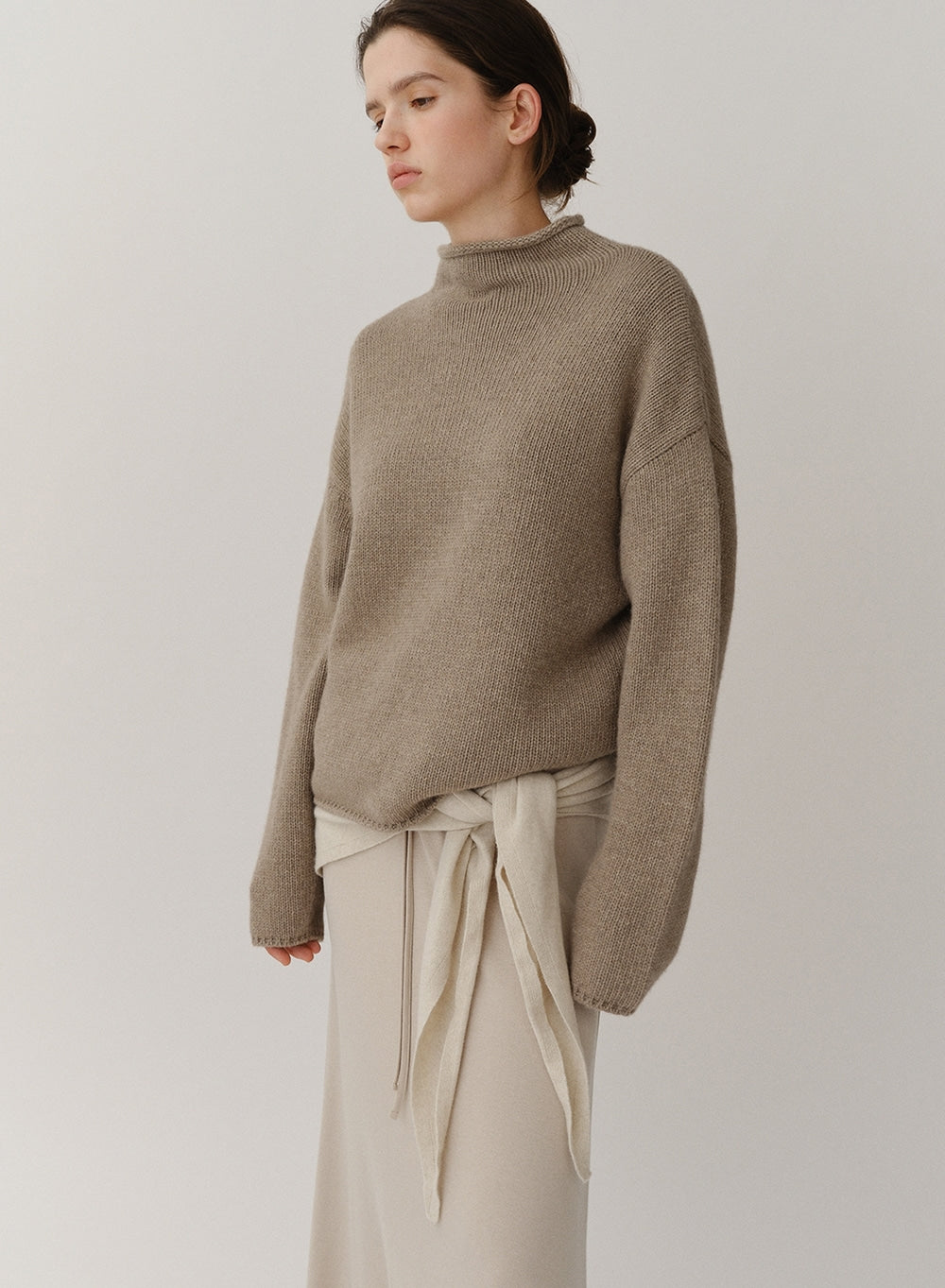 Kindersalmon Paloma Turtleneck Olive Brume