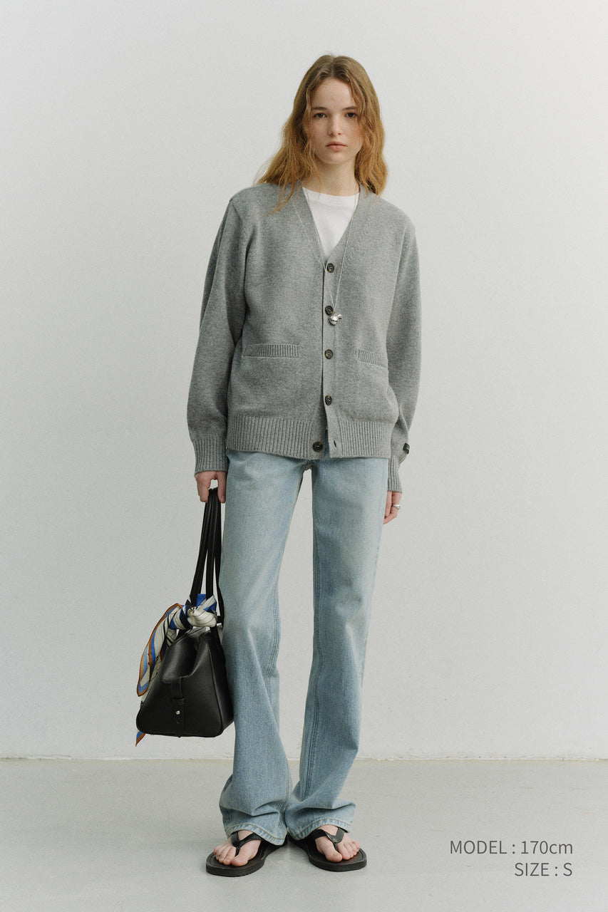 Dunst Essential Semi Boot-Cut Jeans Light Blue