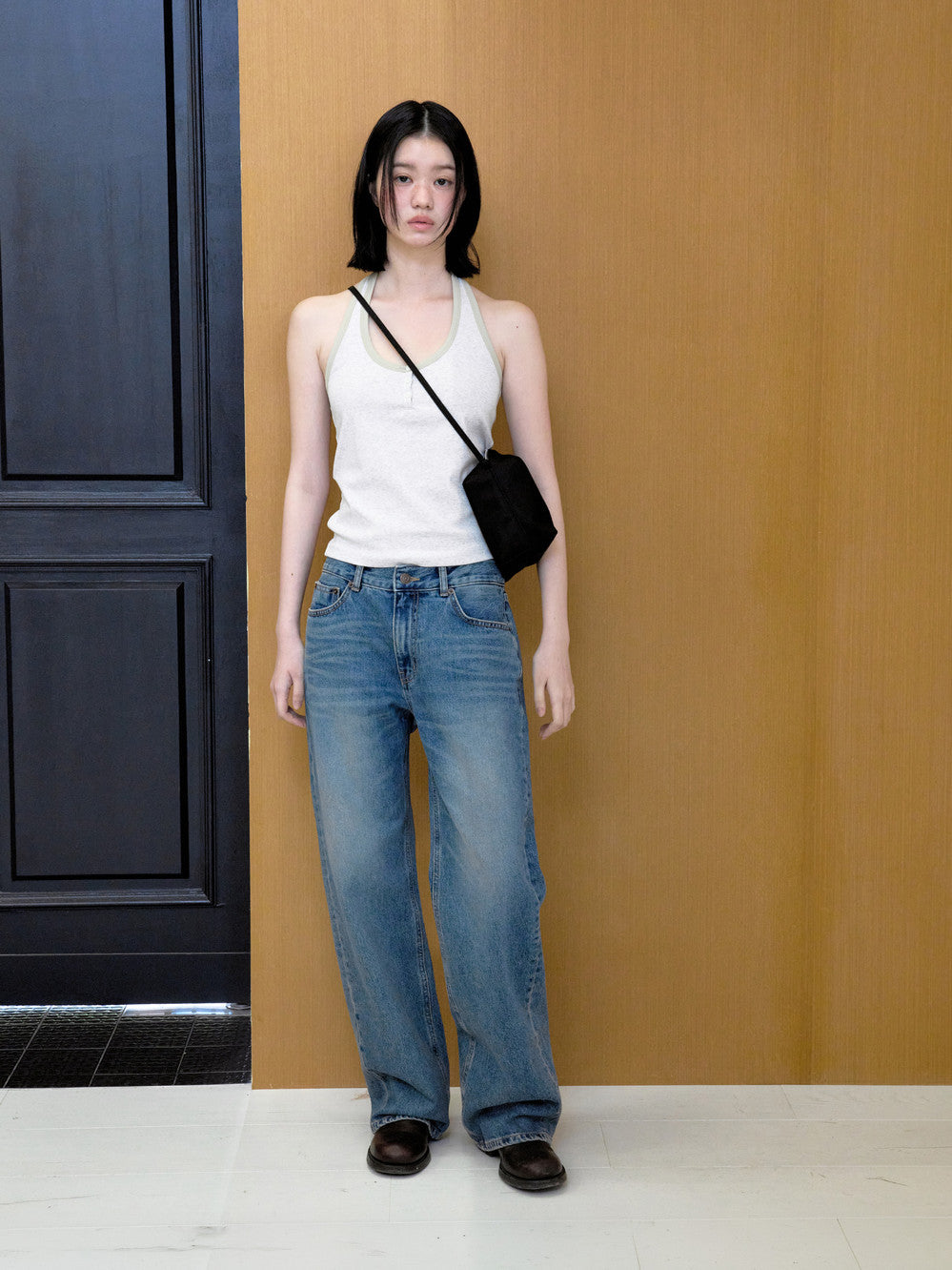 Low Classic Lc Soft Halterneck Sleeveless Oatmeal
