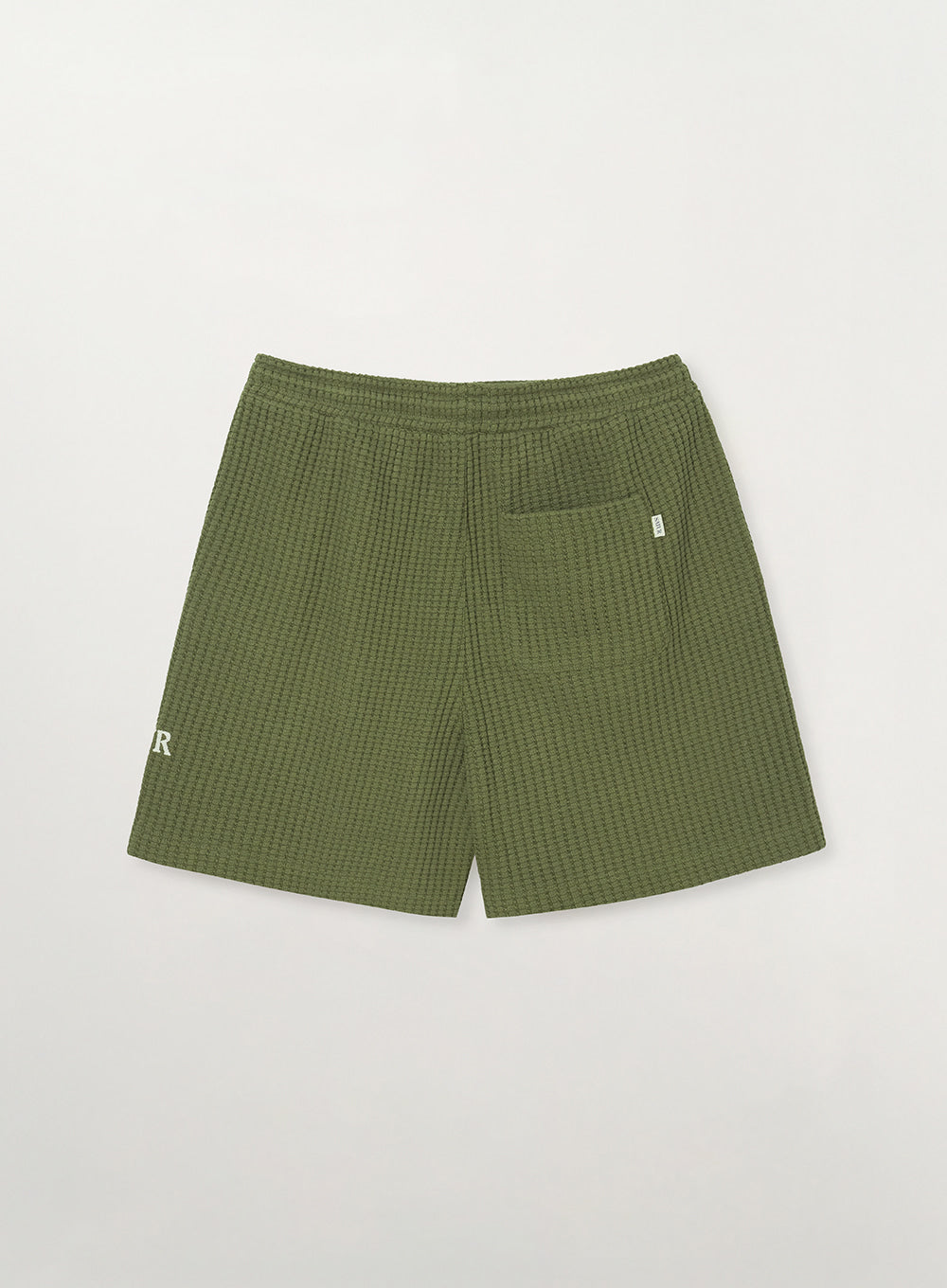 Satur Waffle Banding Shorts - Khaki