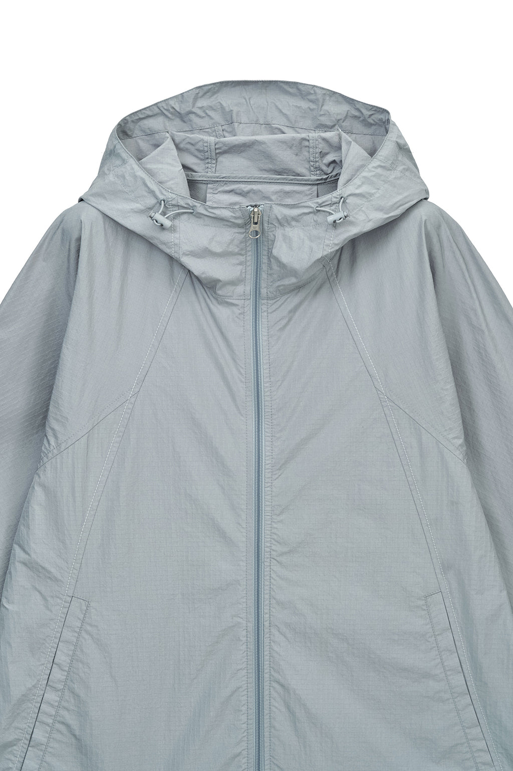 Matinkim Back Logo Hoody Wind Breaker IN Light Grey