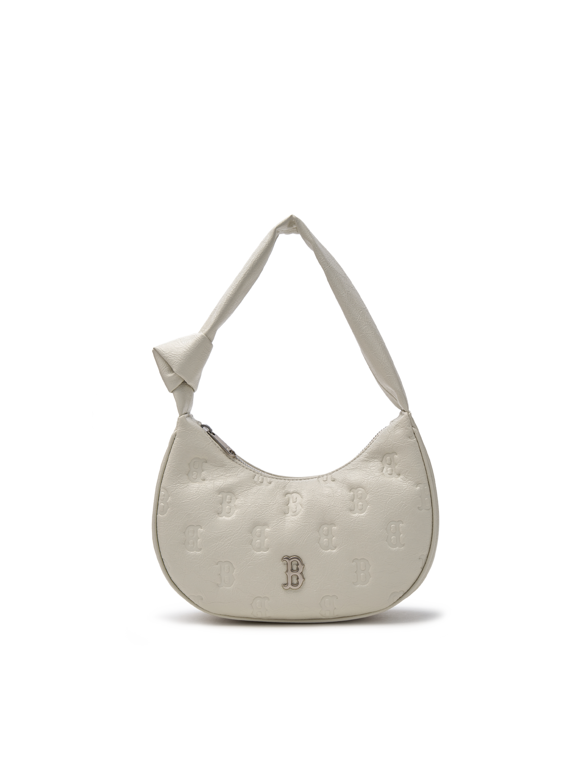 MLB Korea Classic Monogram Crack Embo Hobo Bag
