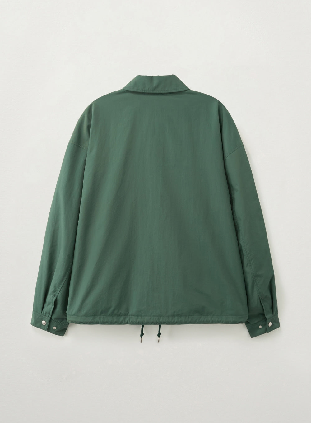 Satur Teo Nylon Blend Coach Jacket - Green