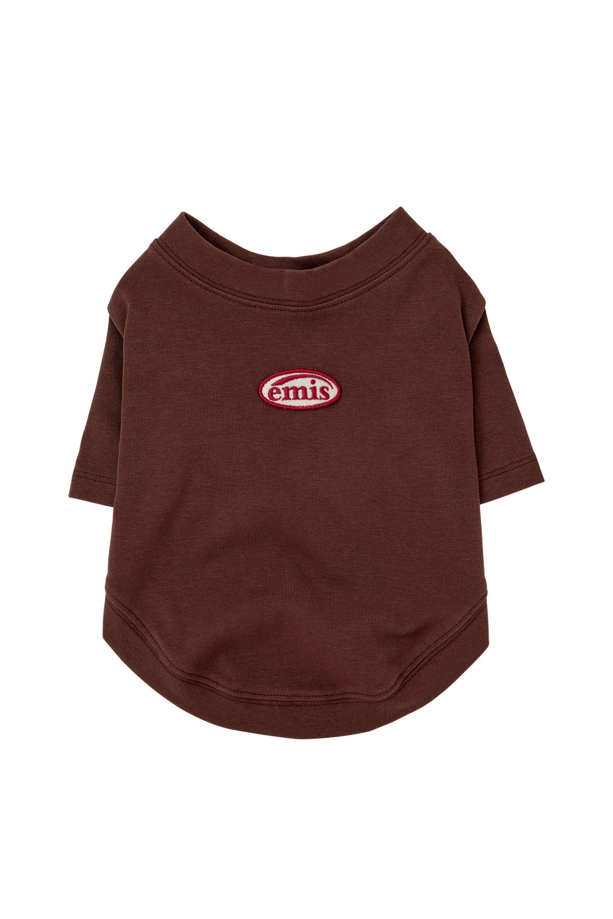 EMIS Mini Wappen Tee-Brown