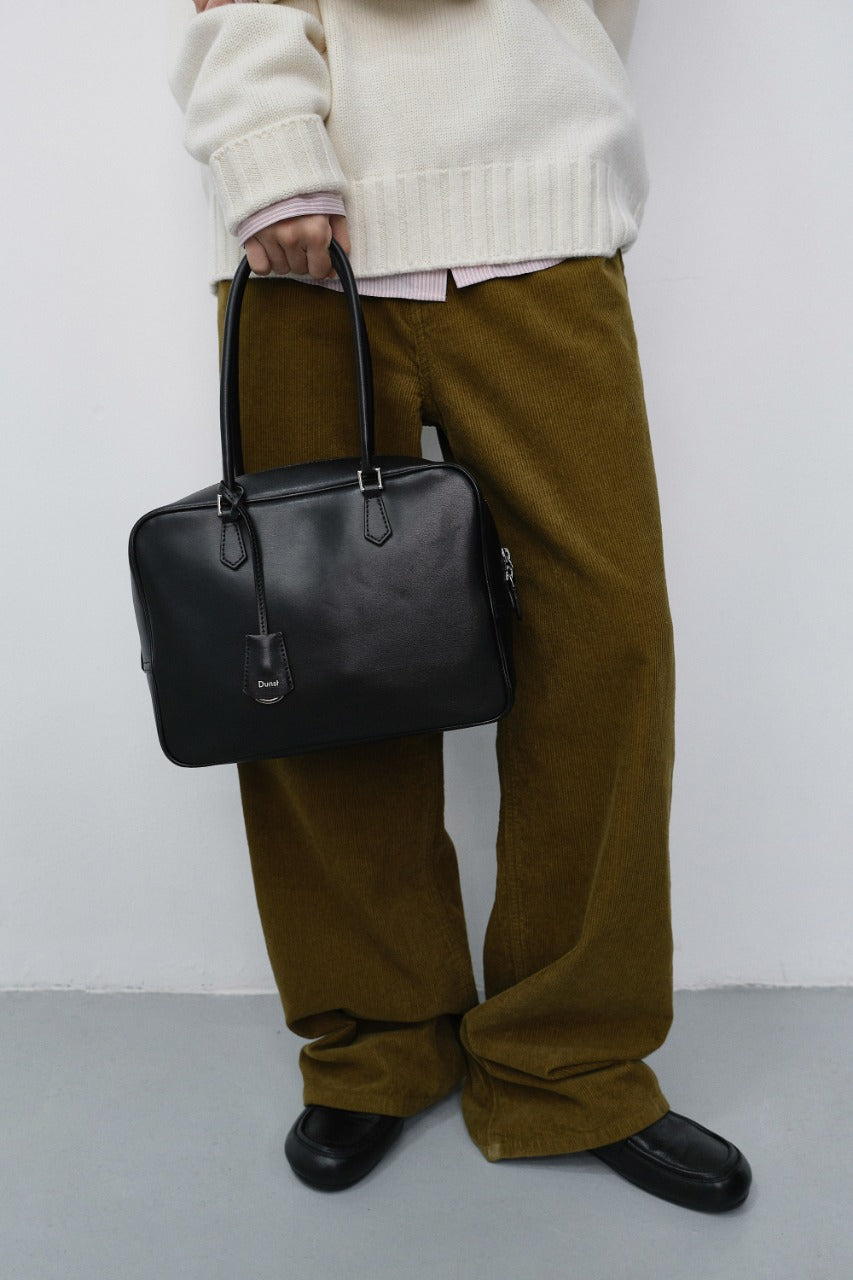 Dunst Classic 28 Leather Bag Black