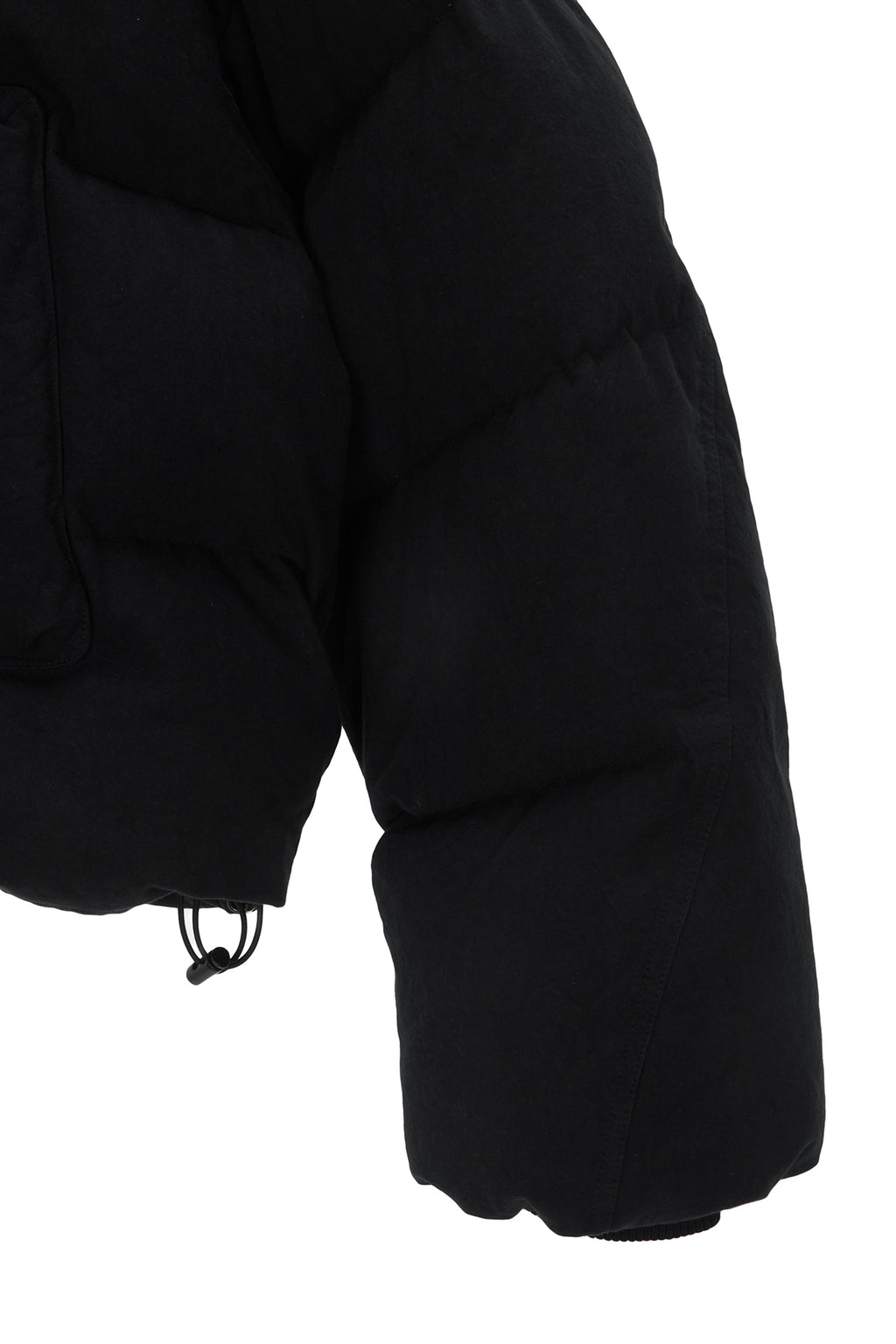 Matinkim Cotton Washed Puffer Duck Down Jumper IN Black