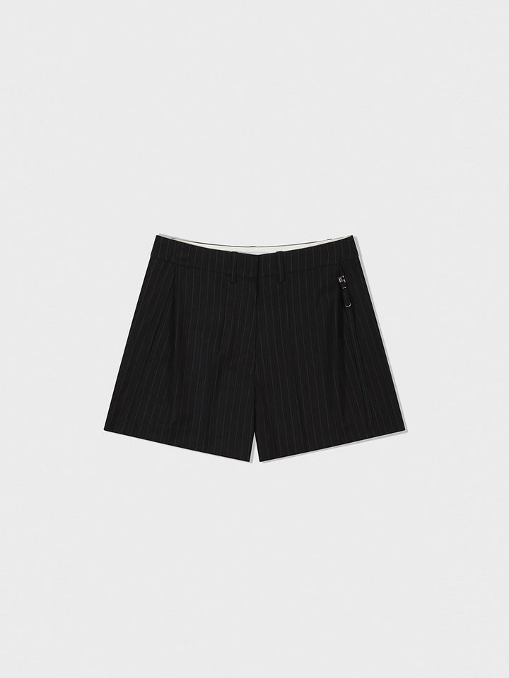 Low Classic Stripe Low Waist Short Trouser Black