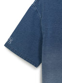MLB Korea Basic Small Logo Stretched Denim Polo Shirt