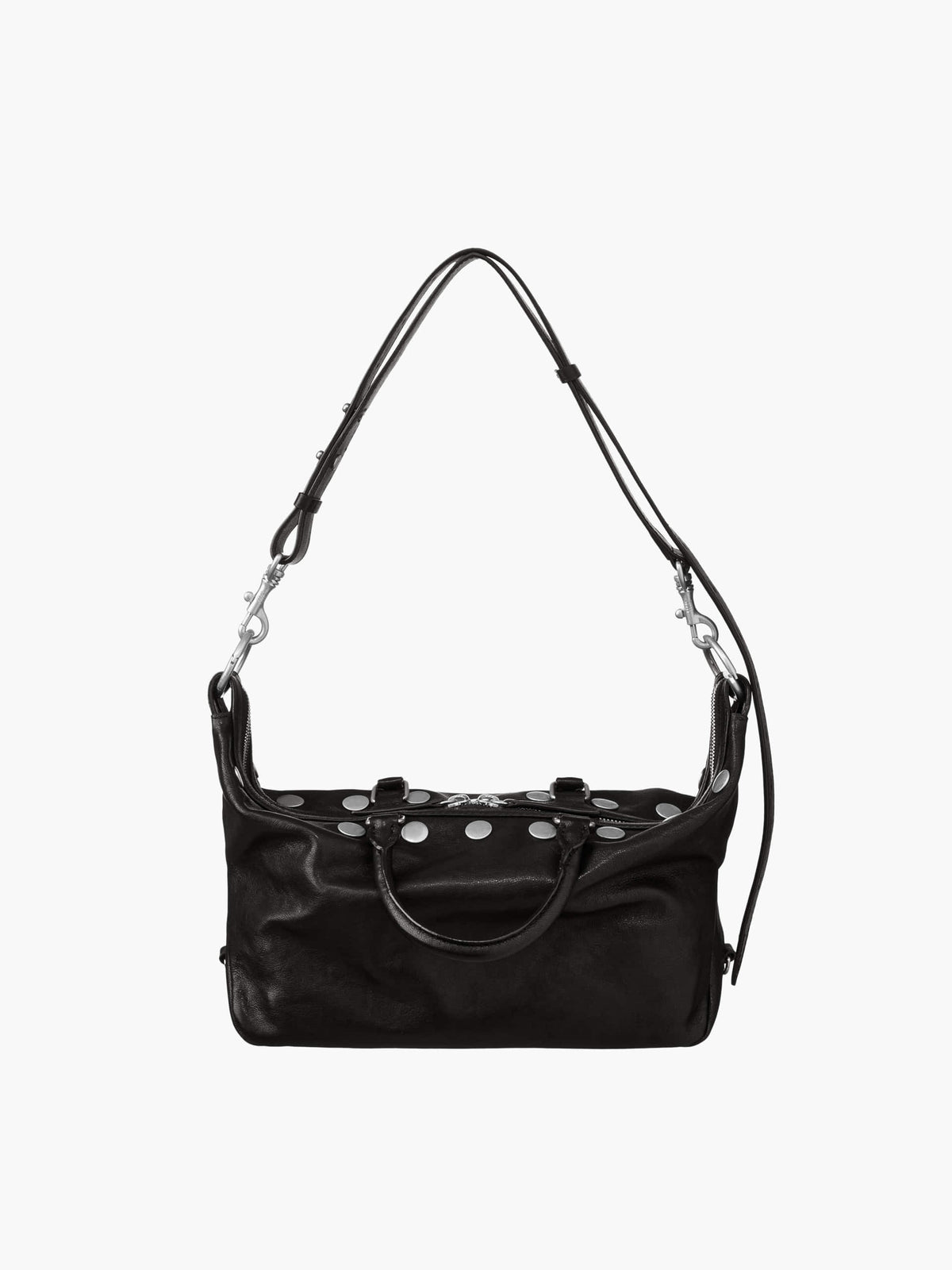 Margesherwood Dumpling Stud Mini black washed nappa
