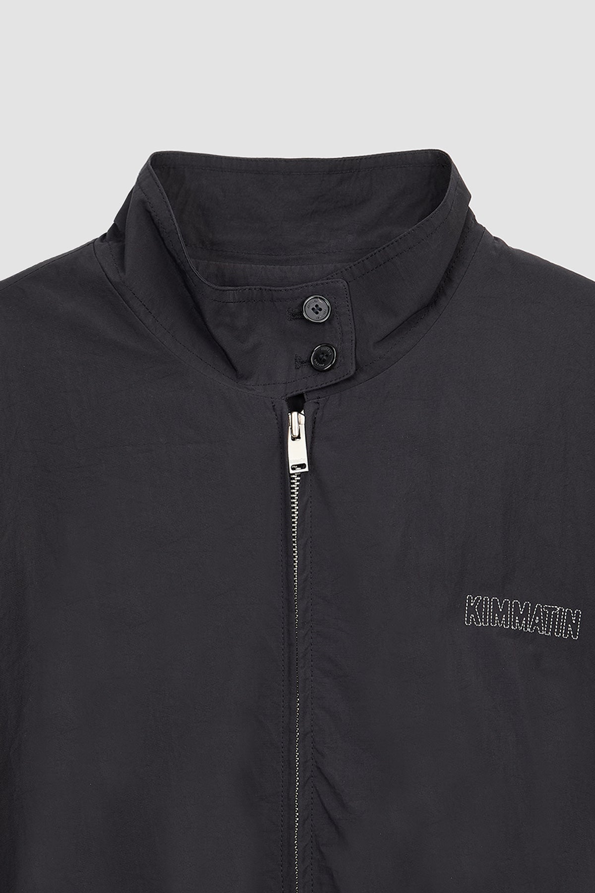 Matinkim Logo Embroidery Balloon Jumper IN Black
