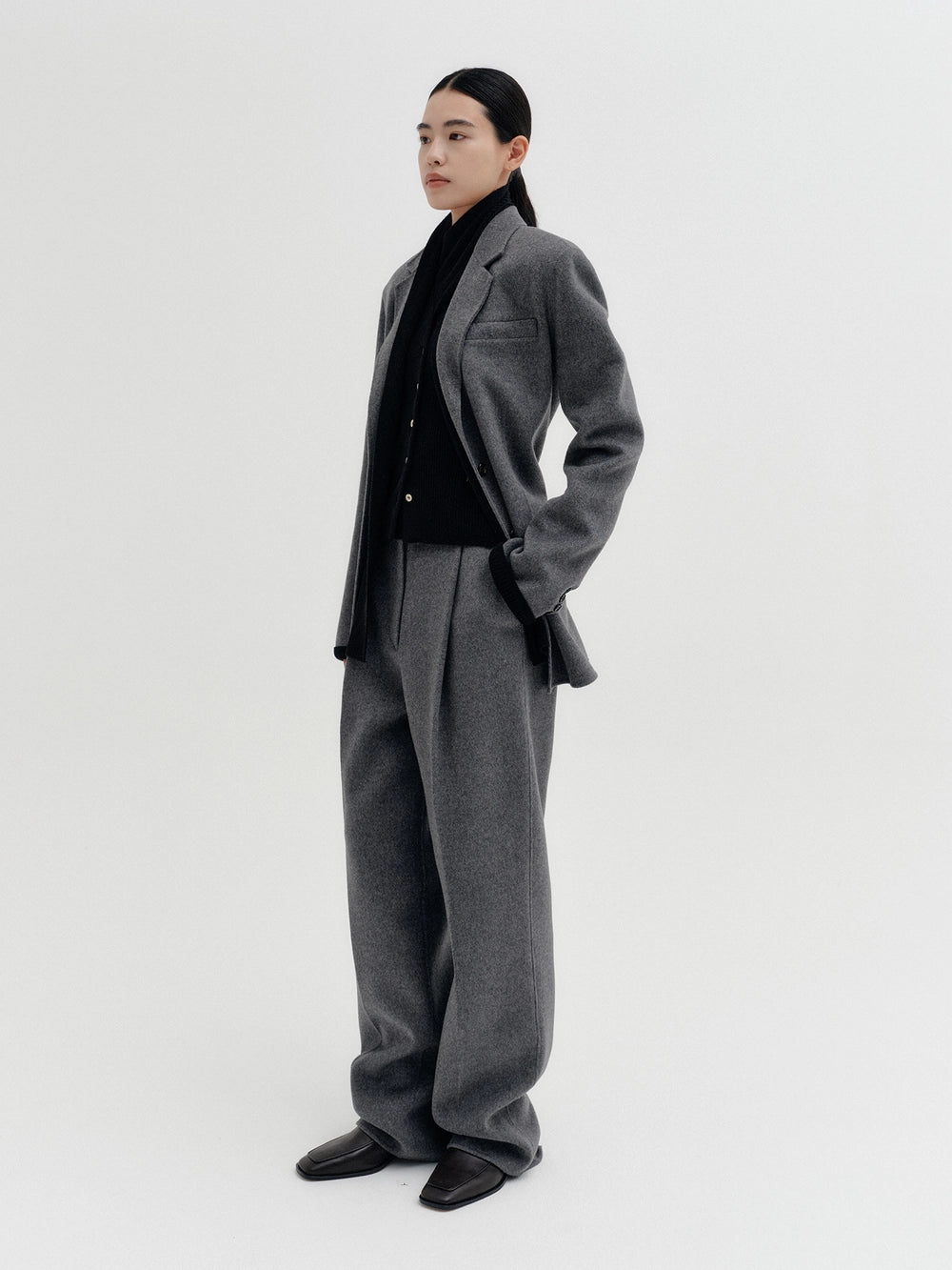 EENK Tailored Jacket - Melange Gray