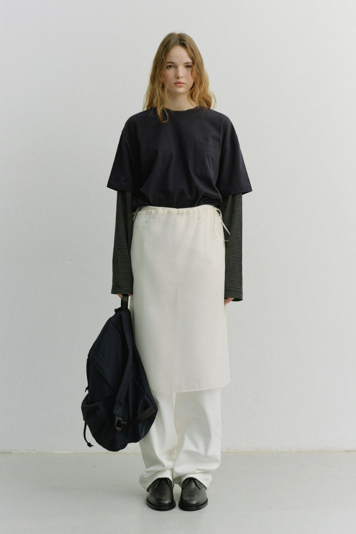 Dunst See-Through Layering Skirt Ivory