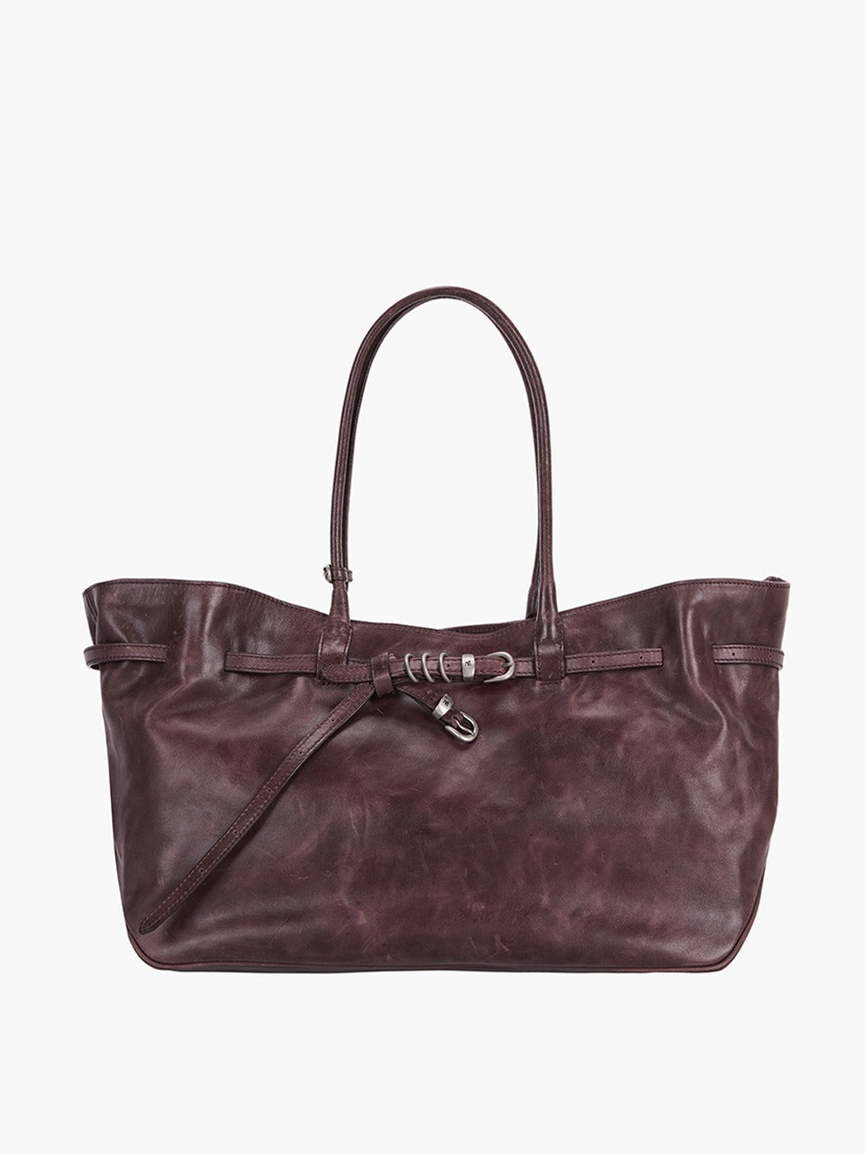Margesherwood Grandma Used Bag Large wine pull-up