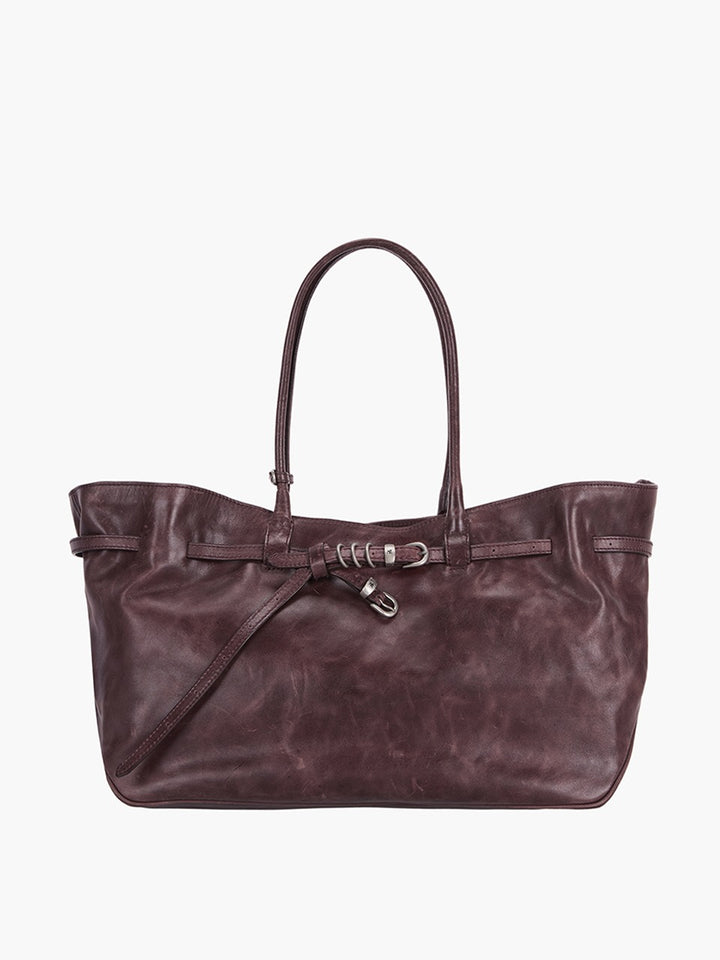 Margesherwood Grandma Used Bag Large wine pull-up