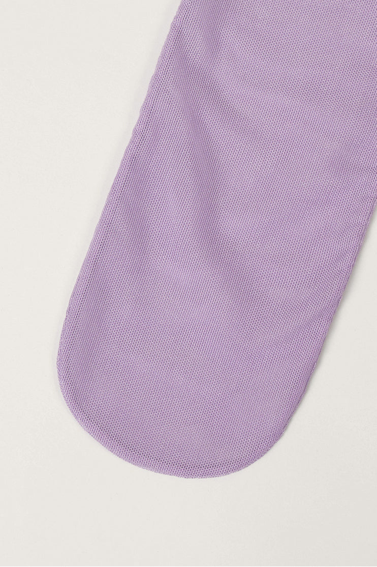 Overdueflair Mesh Socks Lavender