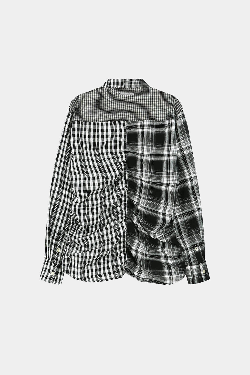 Andersson Bell [Exclusive] Shirred Check Shirt