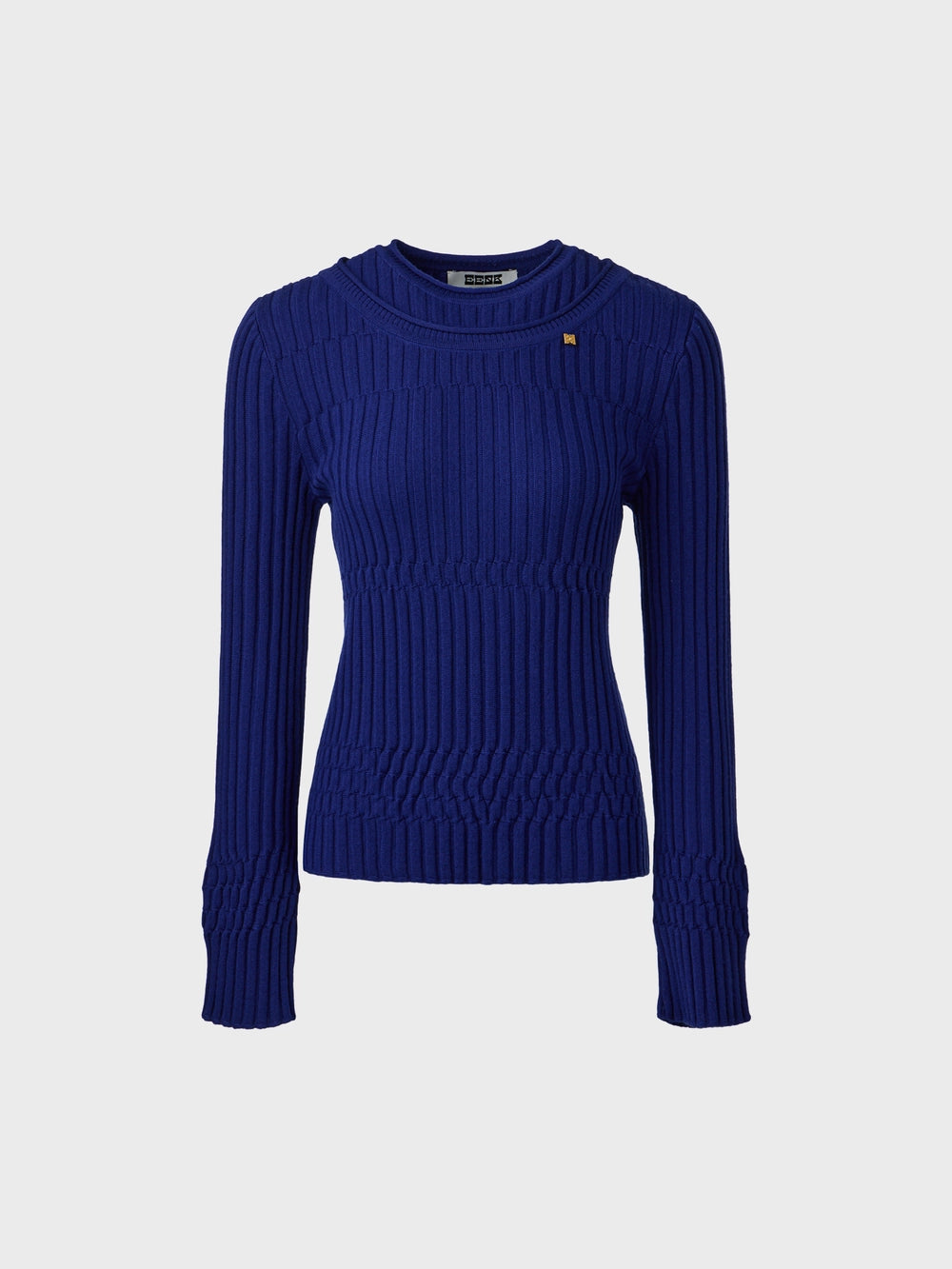 EENK Layered Knitwear Top - Navy