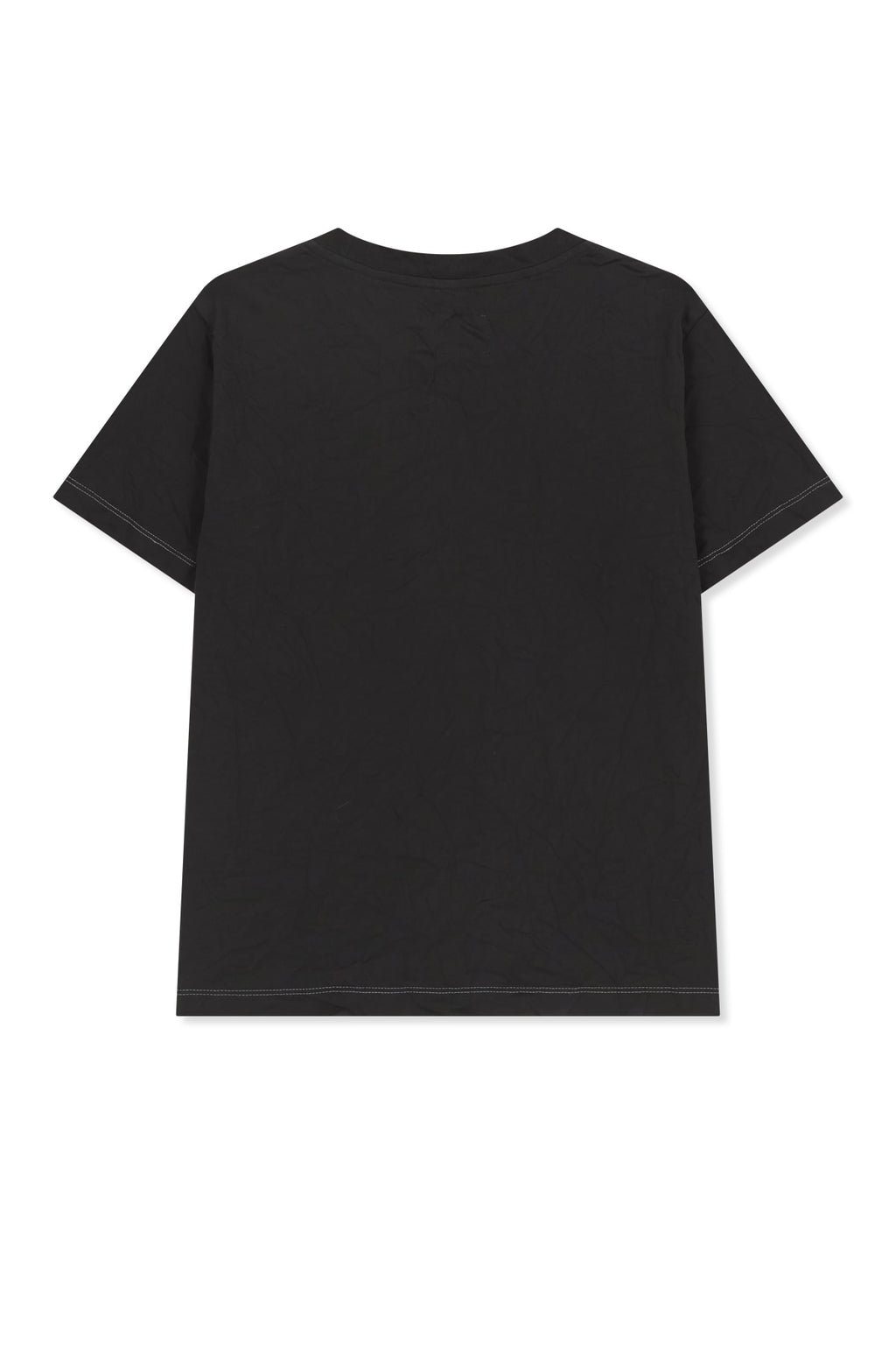 Matinkim Lettering Graffiti Crease Top IN Black