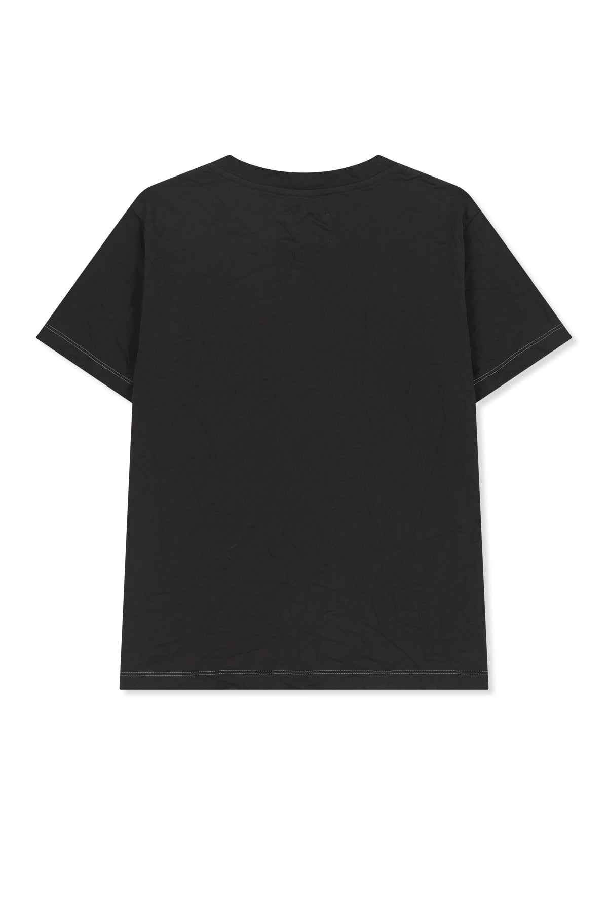 Matinkim Lettering Graffiti Crease Top IN Black
