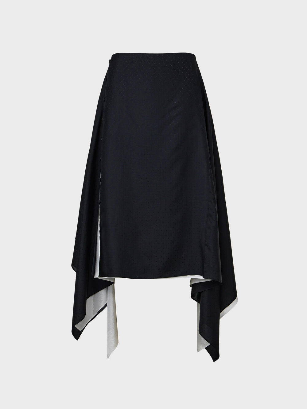 EENK Flowy Layered Skirt - Black
