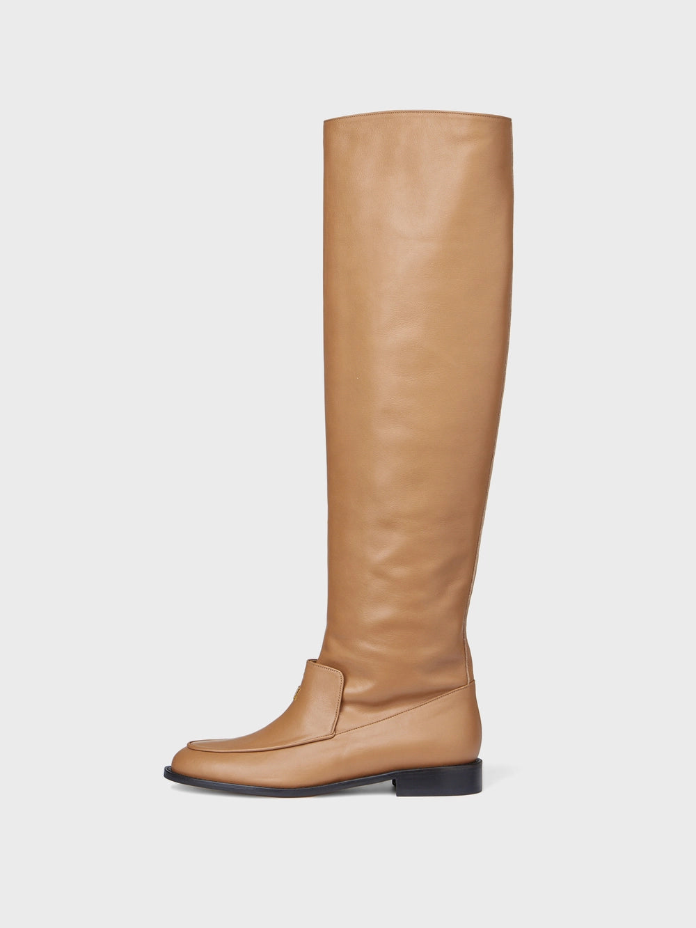 EENK Layered Knee-High Boots - Camel