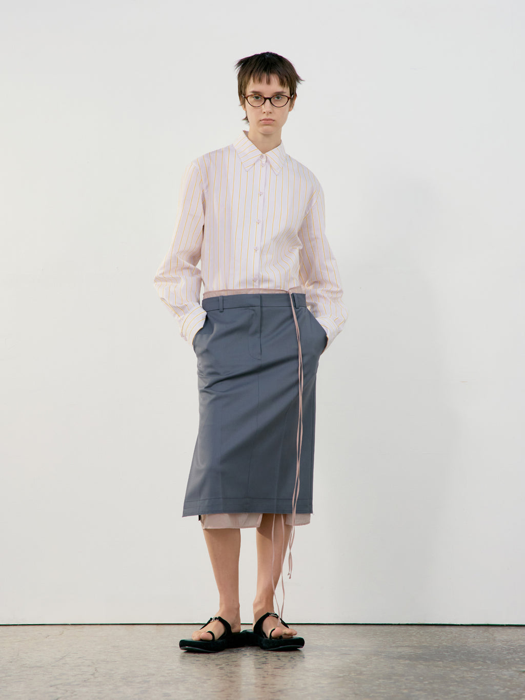 Low Classic Stripe Classic Shirt Pink