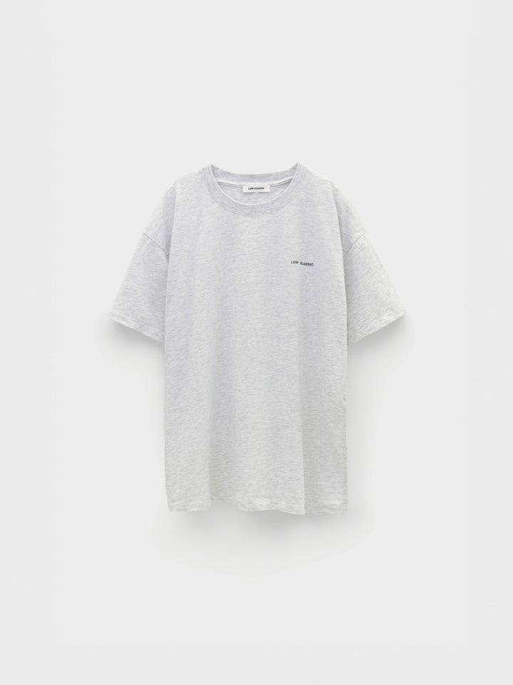 Low Classic Mirae Graphic Oversize T-Shirt Light Grey