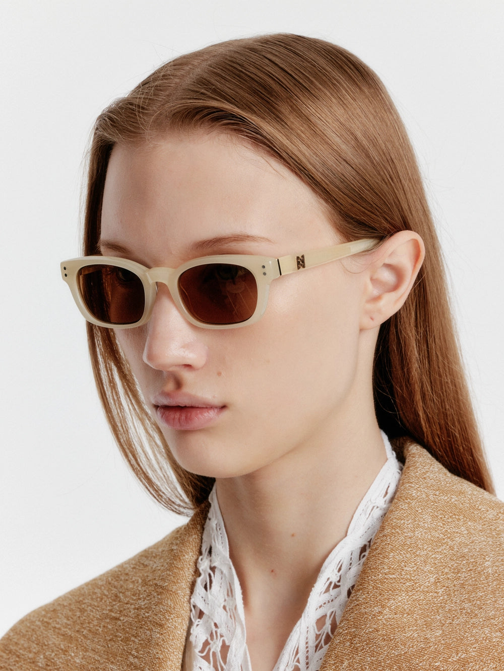 EENK Yves Classic Sunglasses - Cream