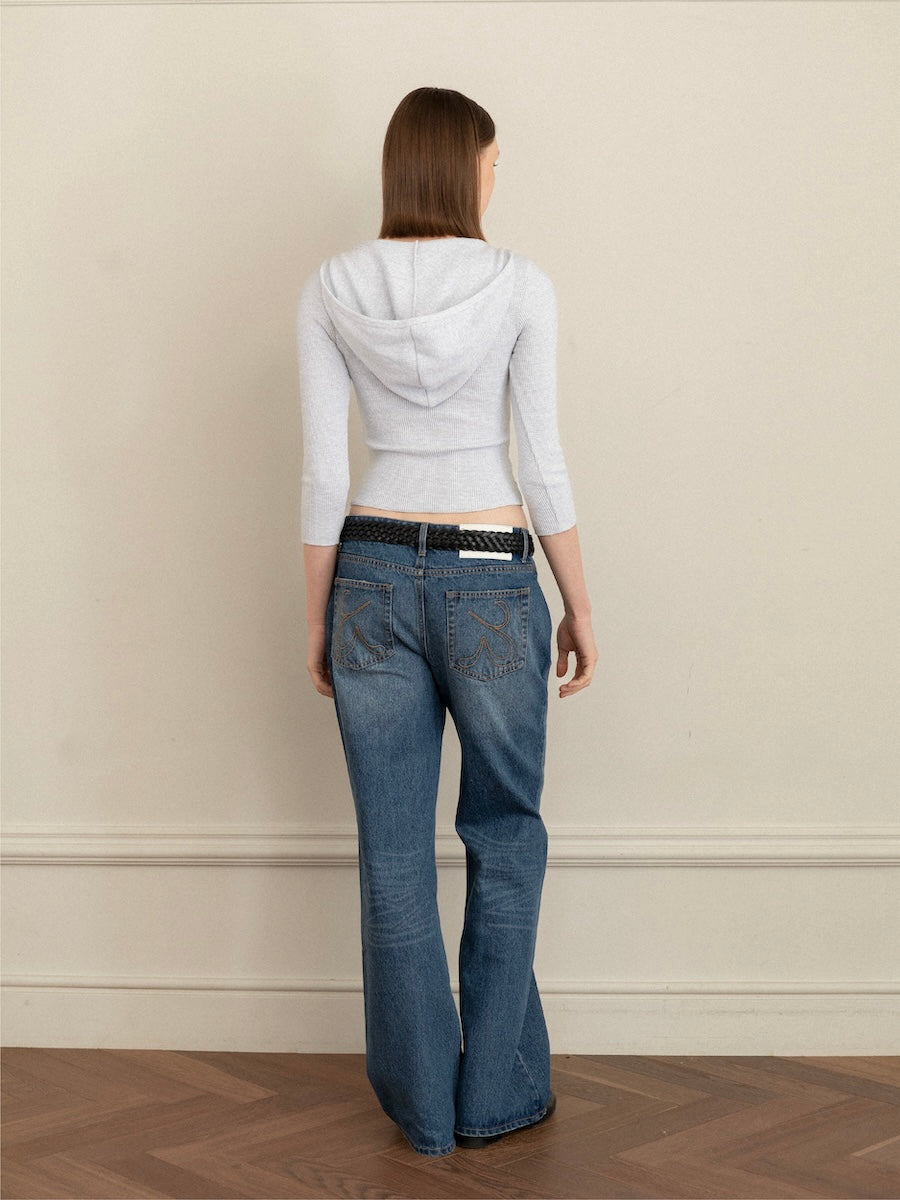 GLOWNY The Malissa Jeans (Mid Blue)