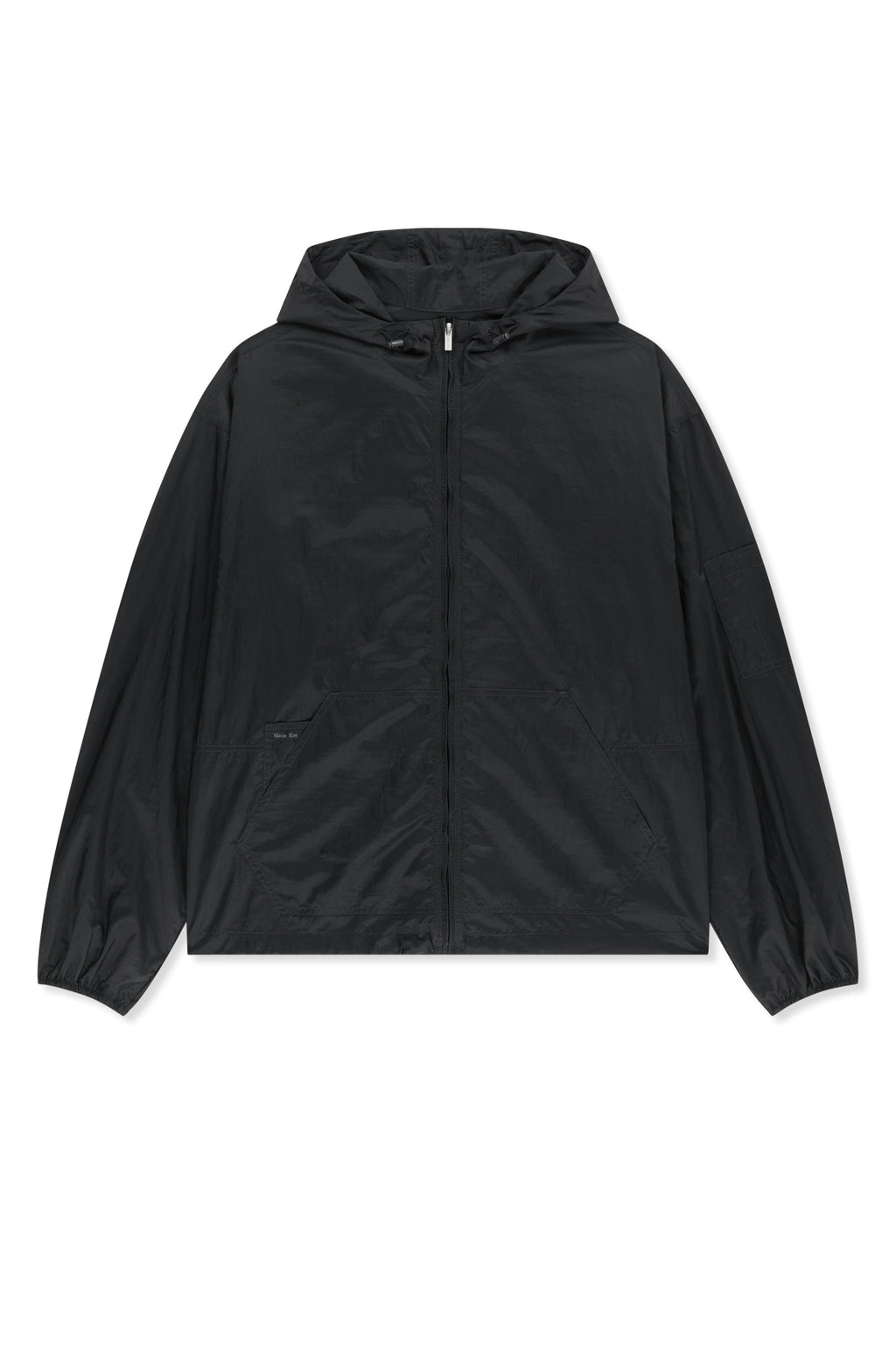 Matinkim Back Logo Hoody Windbreaker For Men IN Charcoal