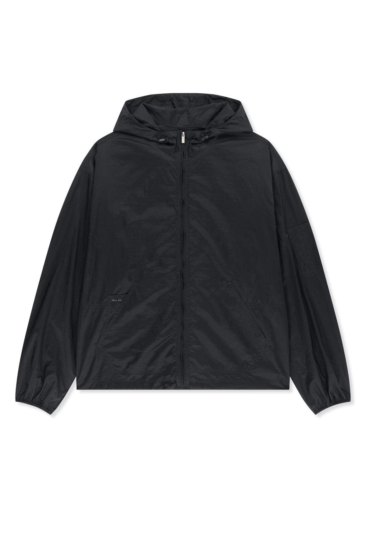 Matinkim Back Logo Hoody Windbreaker For Men IN Charcoal
